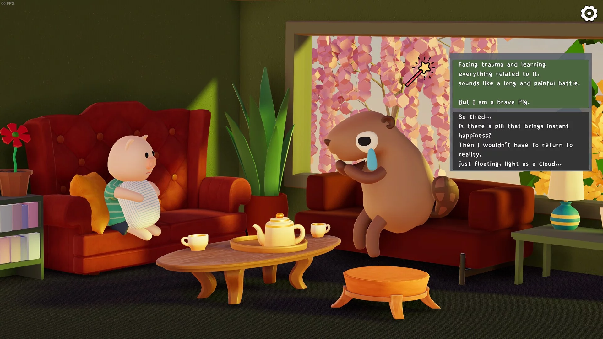 Изображение игры: The Adventures of Bunny and Pig