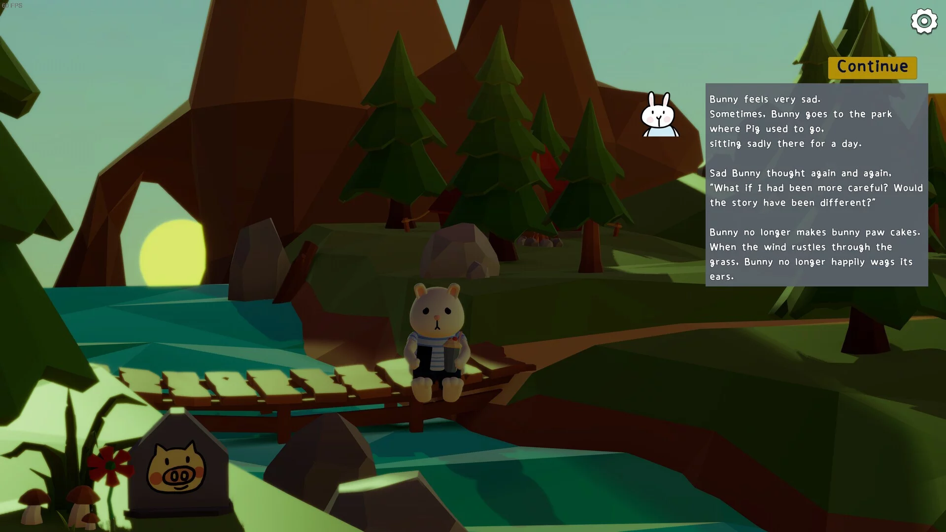 Изображение игры: The Adventures of Bunny and Pig