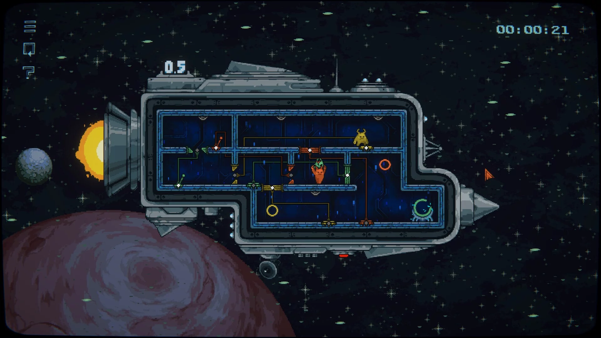 Изображение игры: ASTRO MAZE
