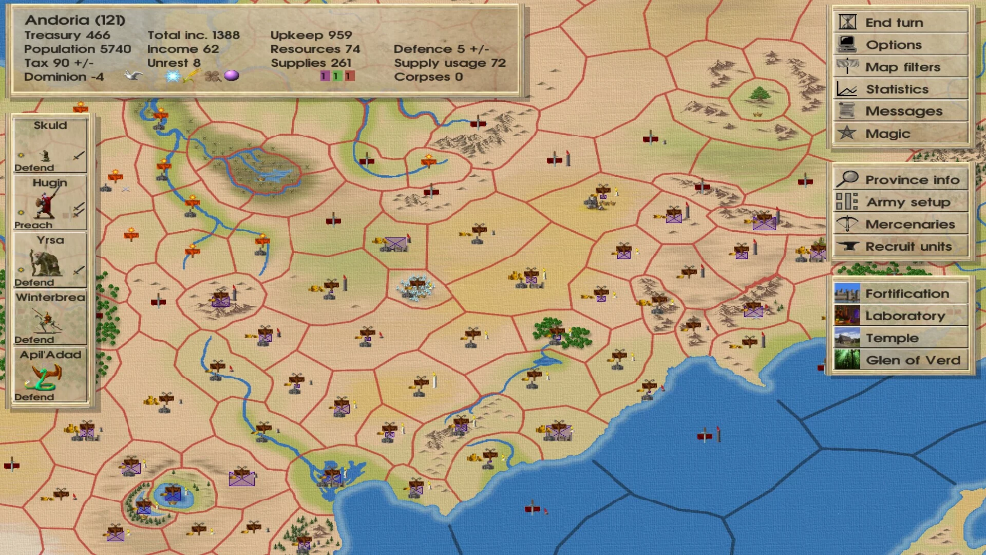 Изображение игры: Dominions 2 - The Ascension Wars