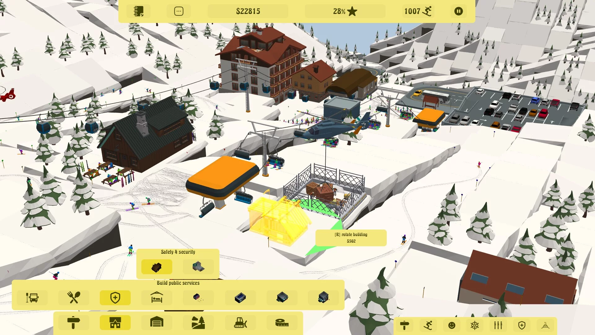Изображение игры: Octohill Ski Tycoon