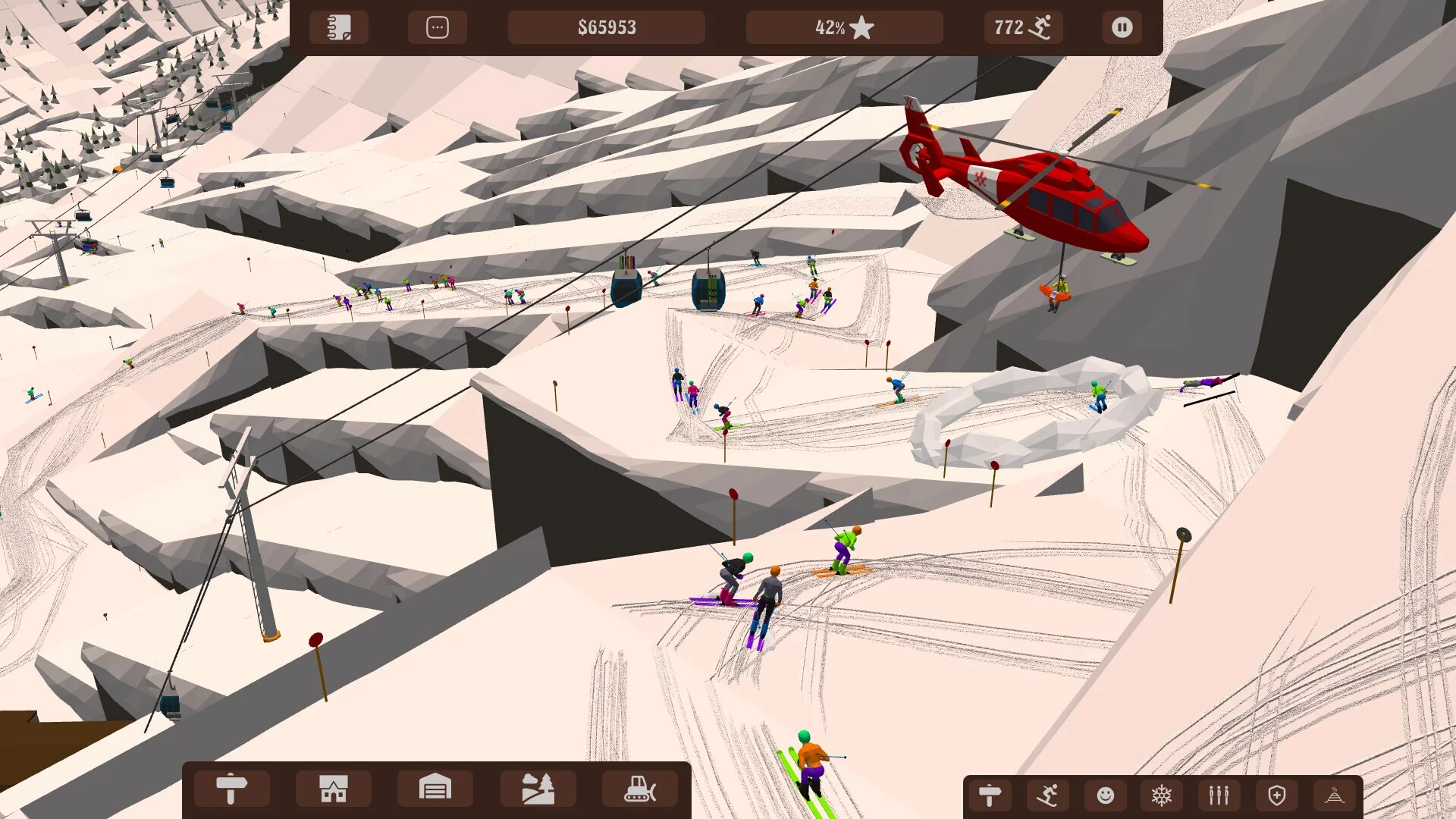 Изображение игры: Octohill Ski Tycoon