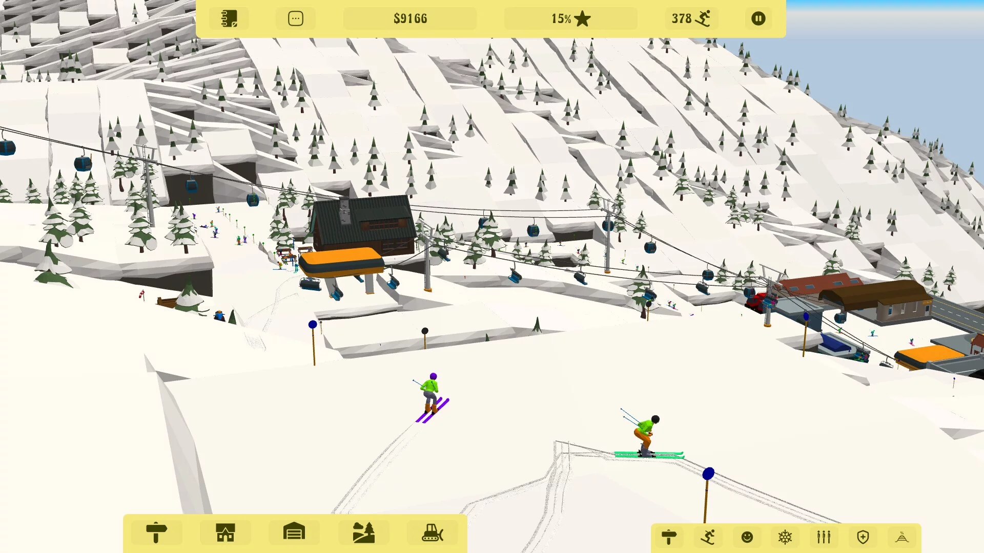 Изображение игры: Octohill Ski Tycoon