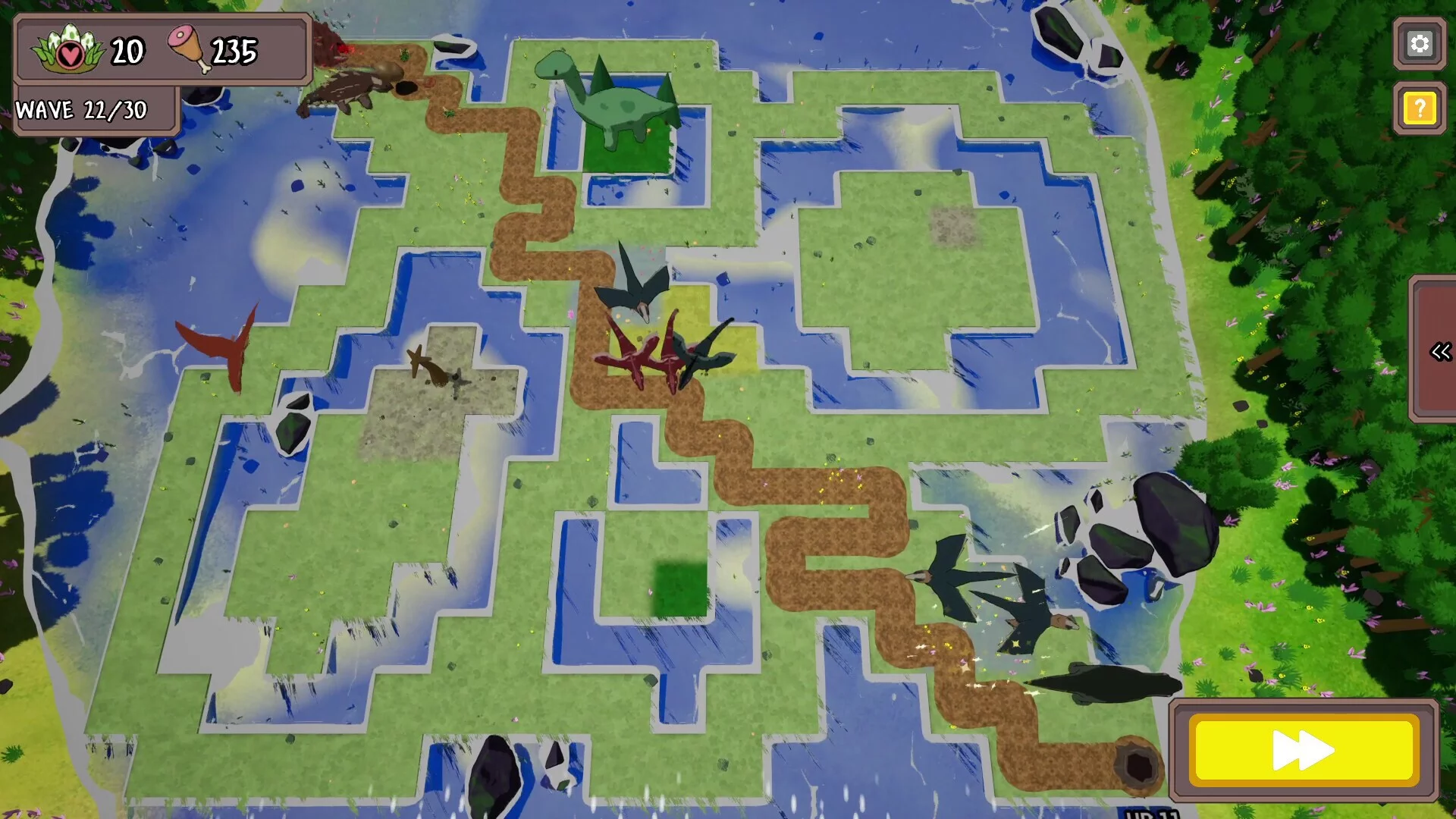 Изображение игры: Dinos TD