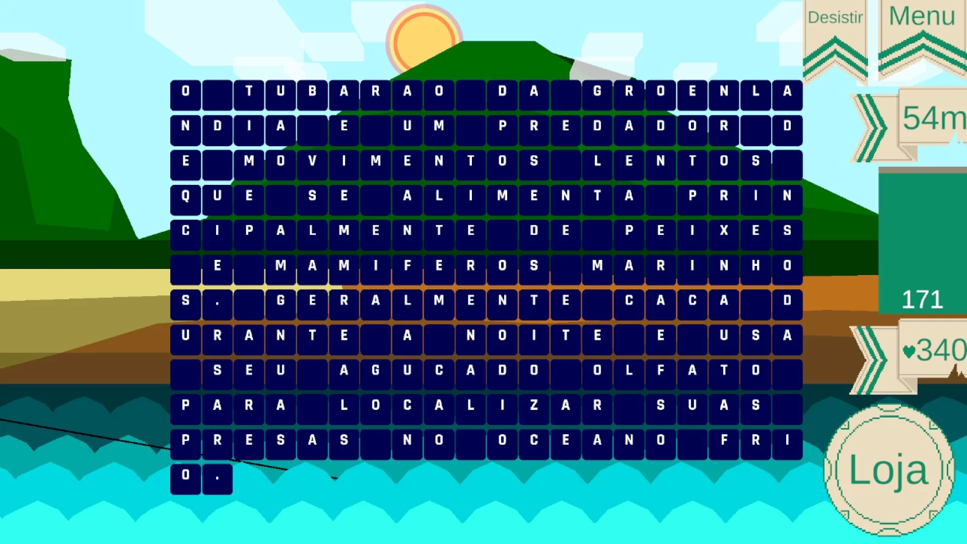 Изображение игры: Type 'n' Fish