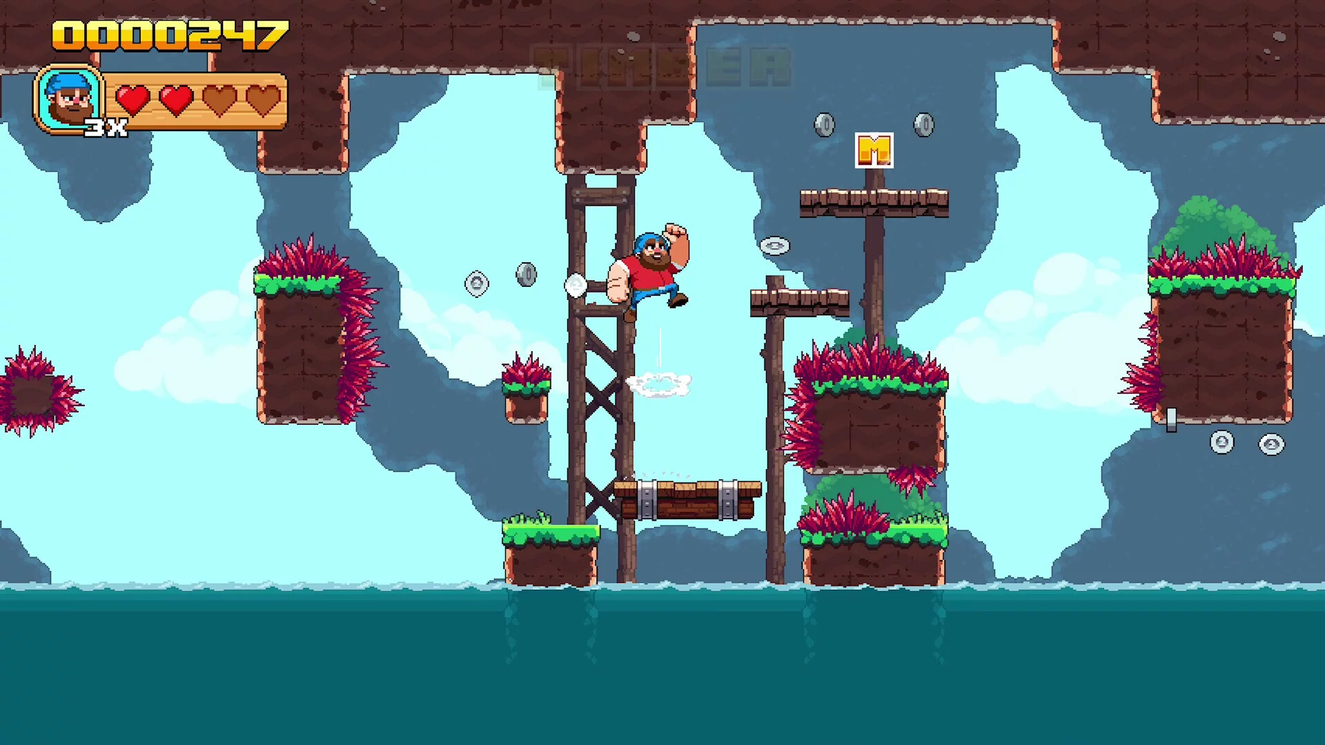 Изображение игры: Timberman: The Big Adventure