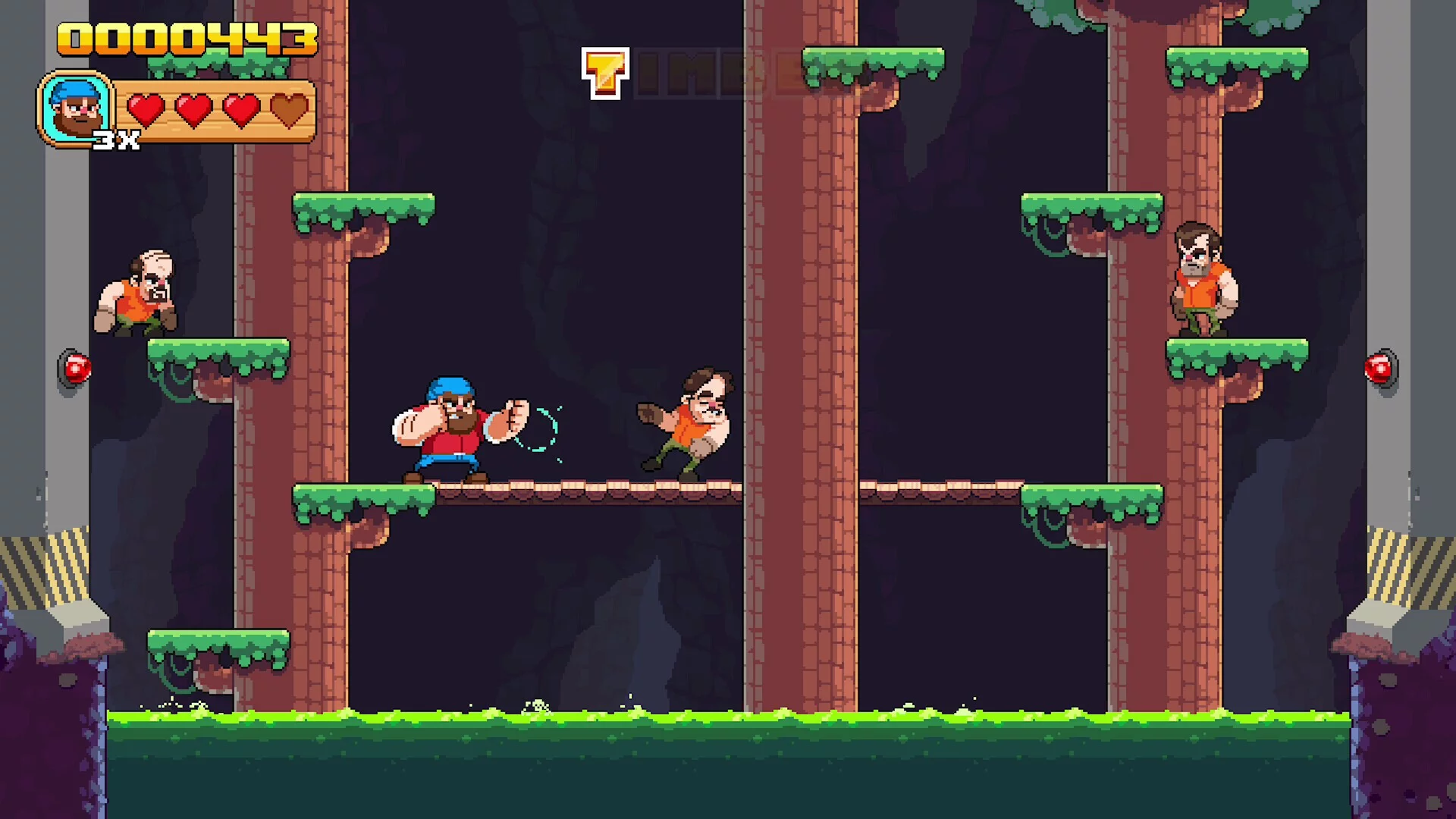 Изображение игры: Timberman: The Big Adventure