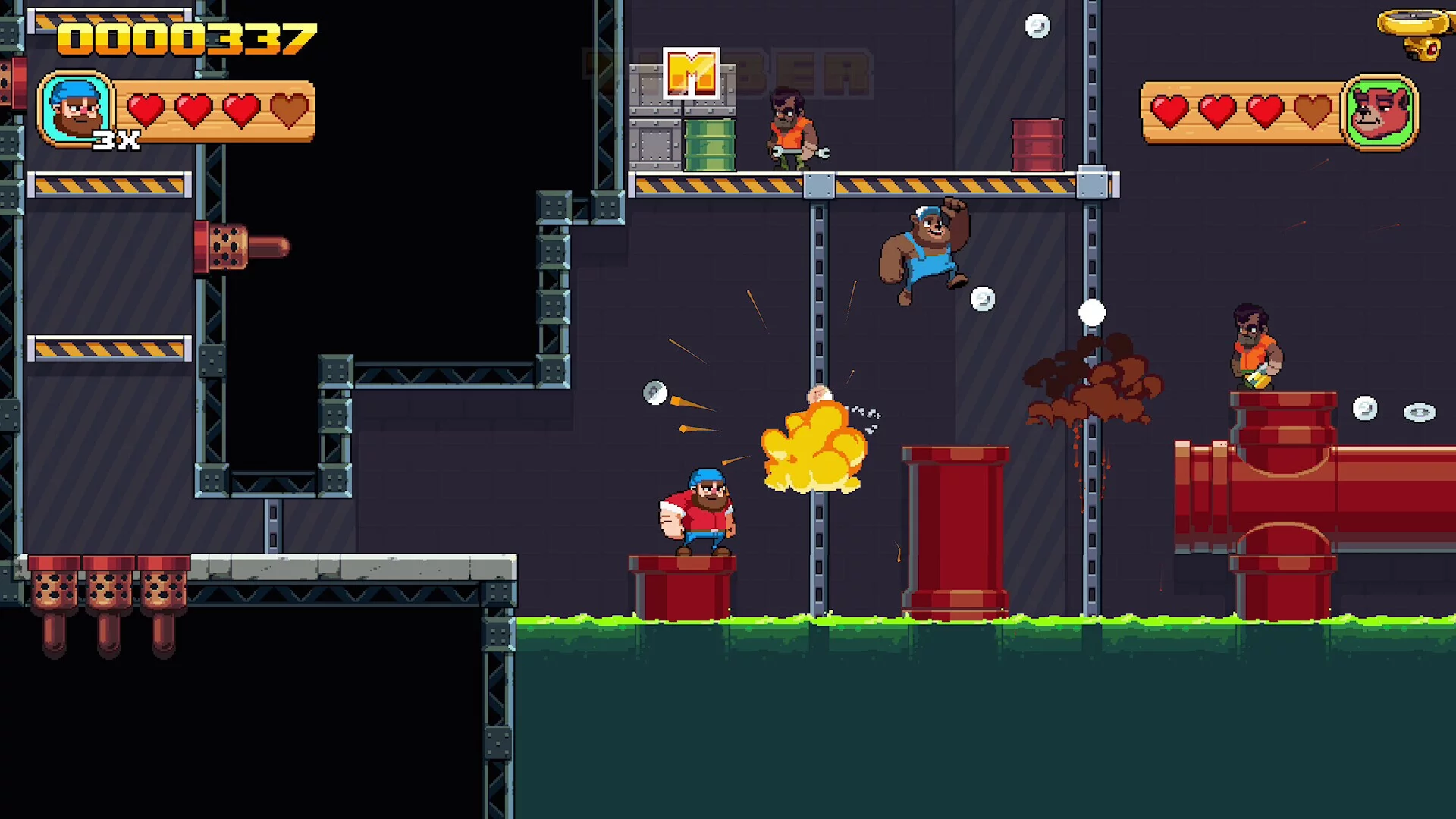 Изображение игры: Timberman: The Big Adventure