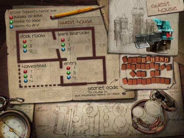 Изображение игры: Mortimer Beckett and the Secrets of Spooky Manor