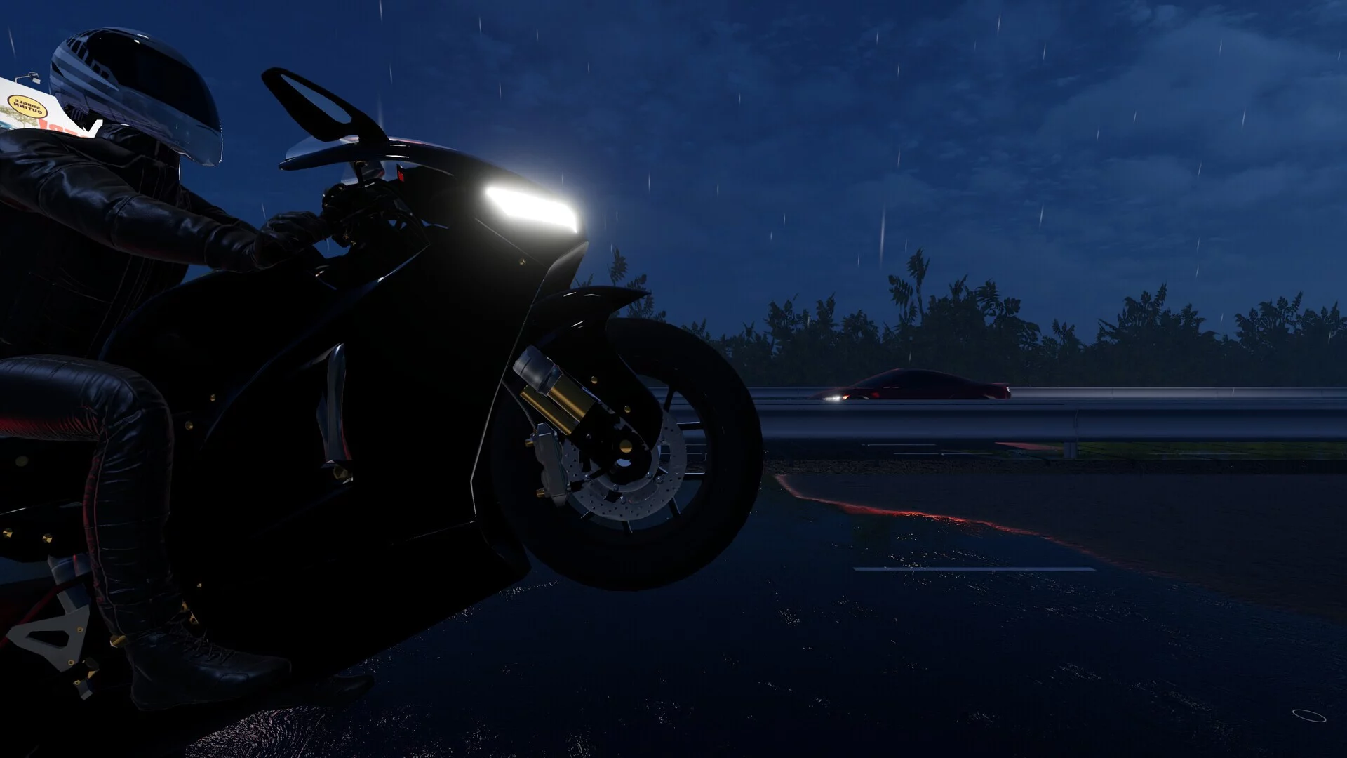 Изображение игры: Motorcycle Night Ride