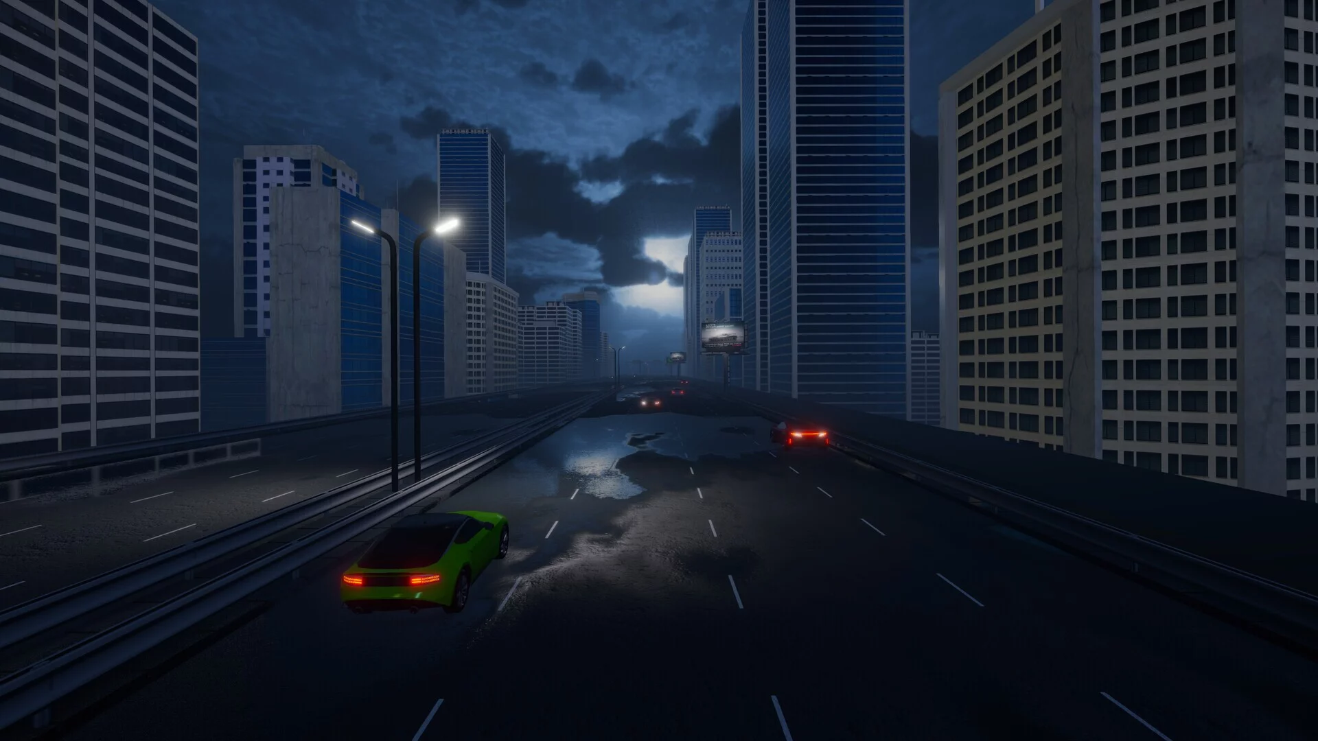 Изображение игры: Motorcycle Night Ride