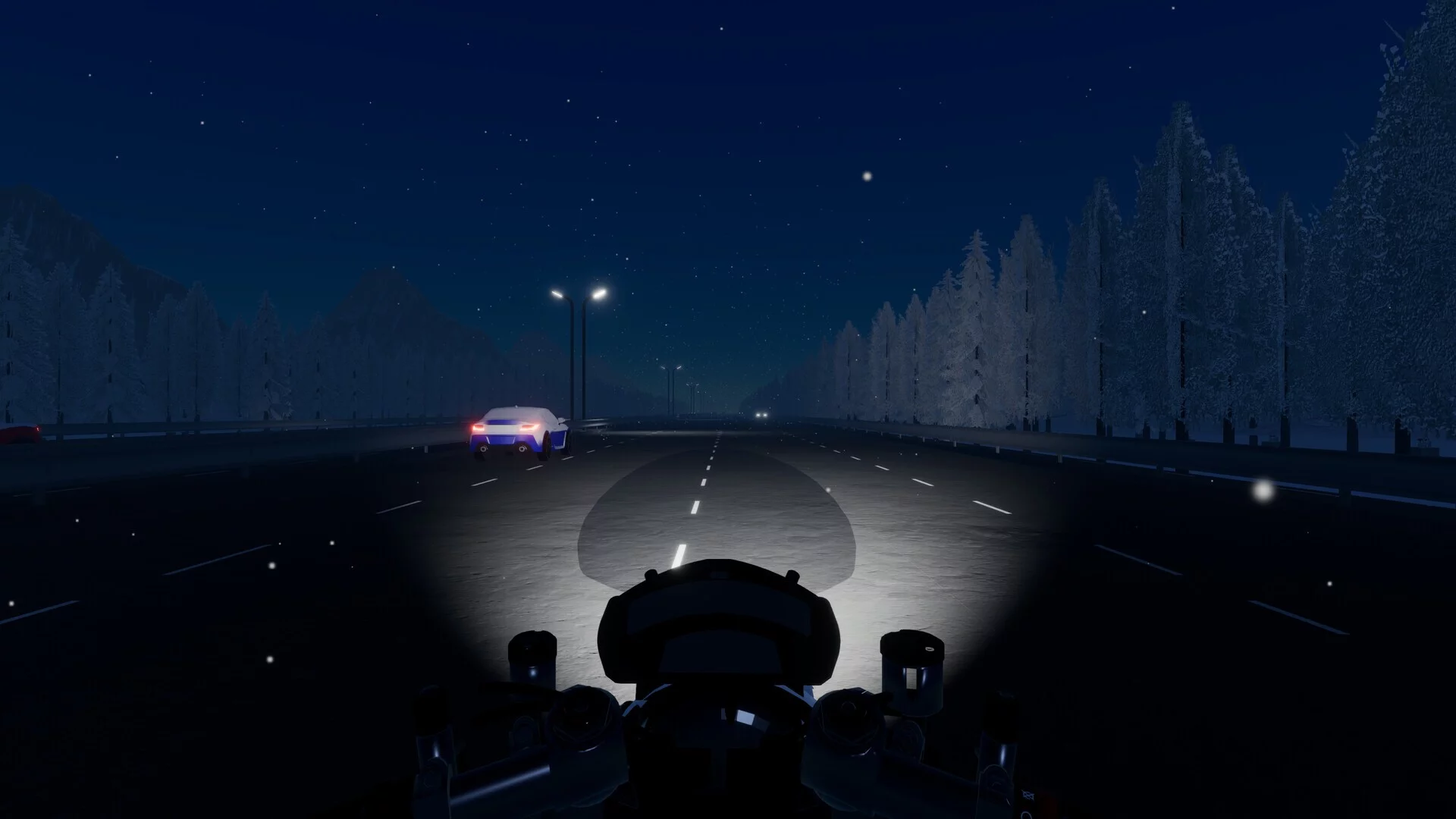 Изображение игры: Motorcycle Night Ride