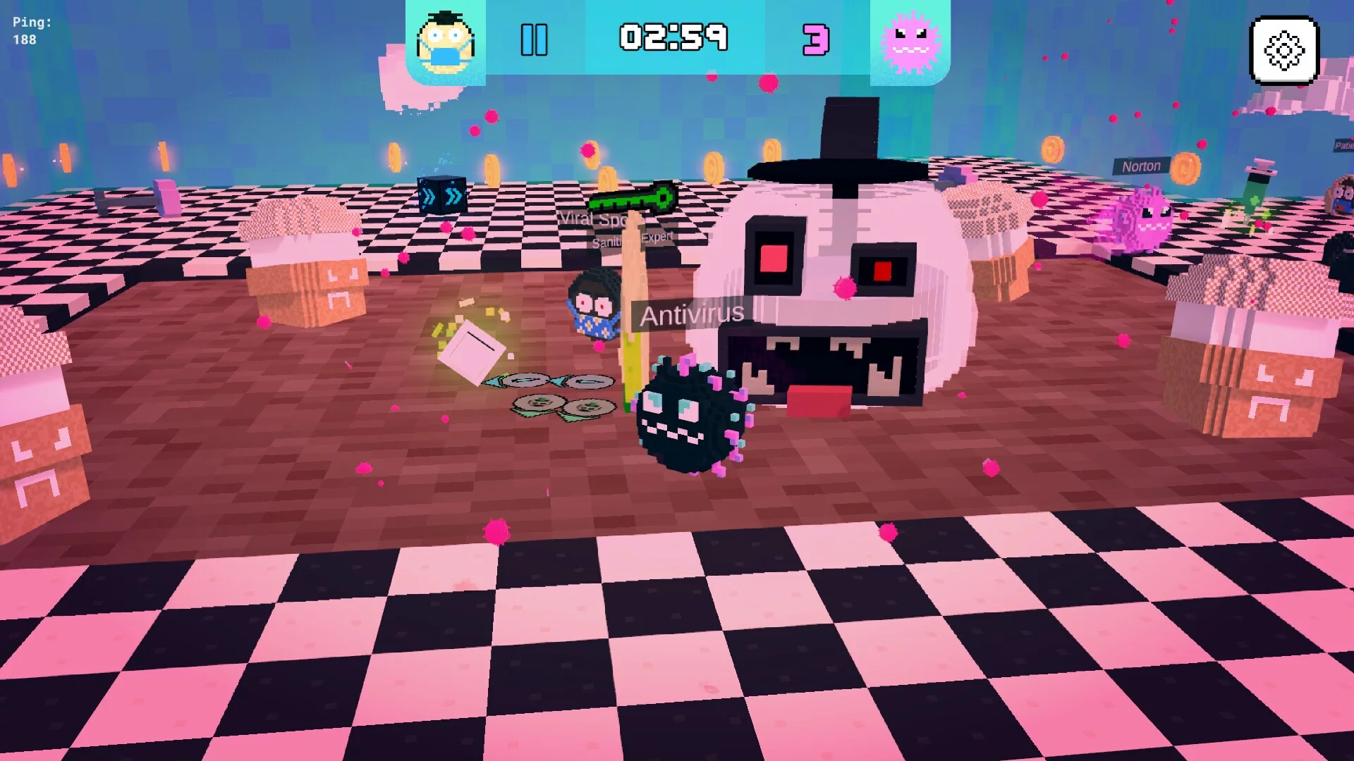 Изображение игры: Avoidy Virus