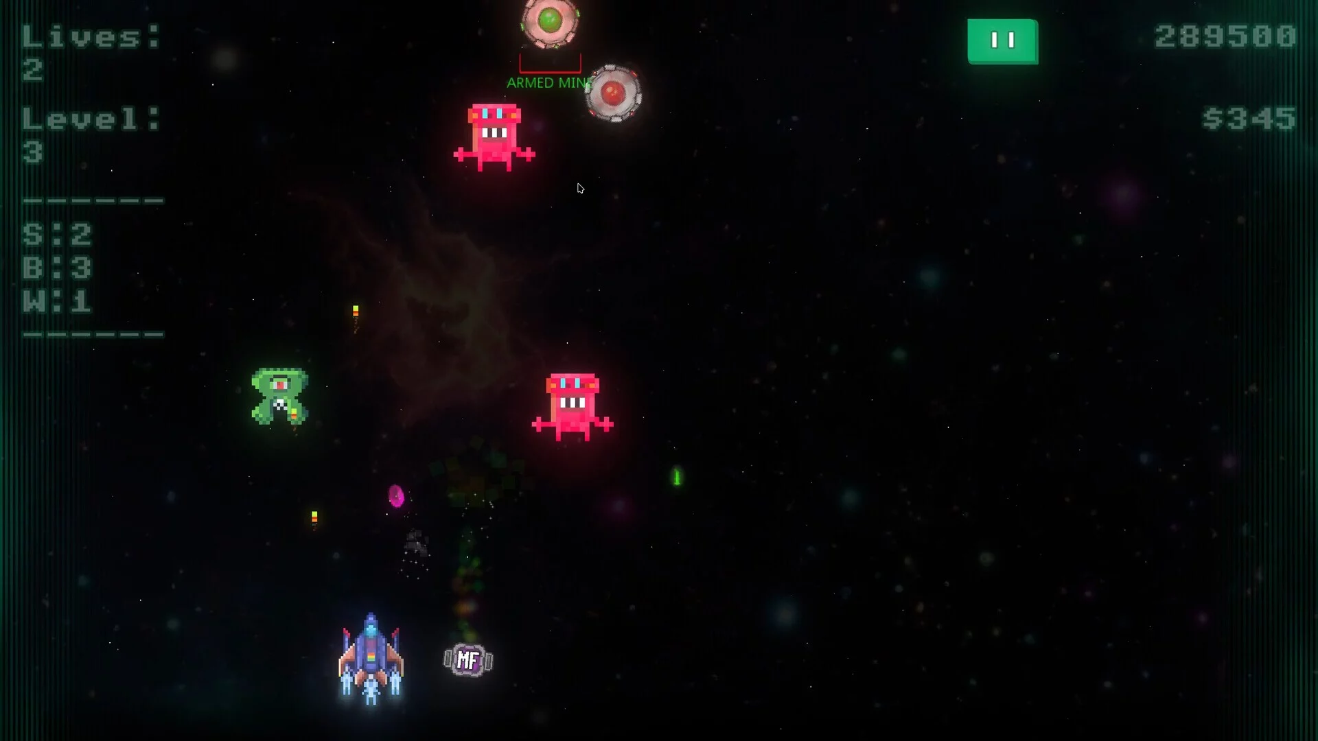 Изображение игры: Tryü Sora - Space Shooter