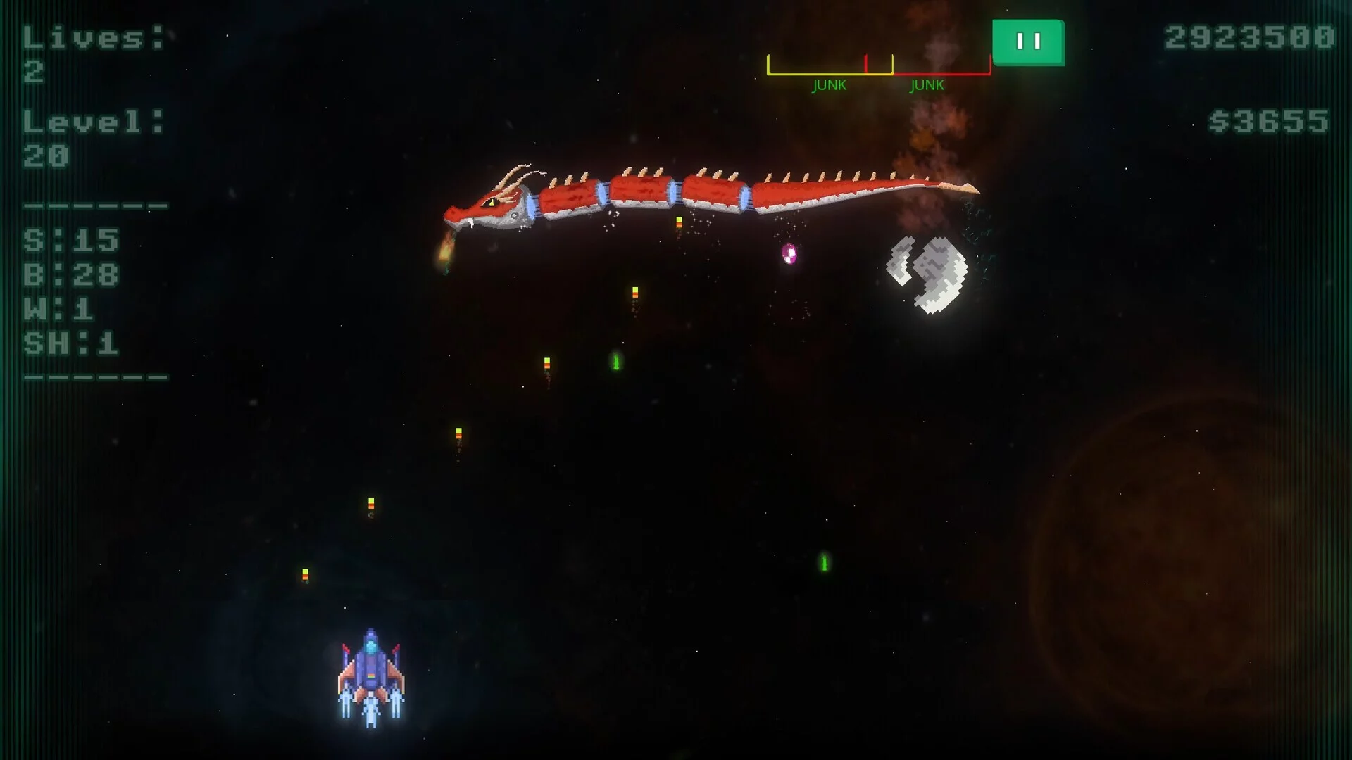 Изображение игры: Tryü Sora - Space Shooter