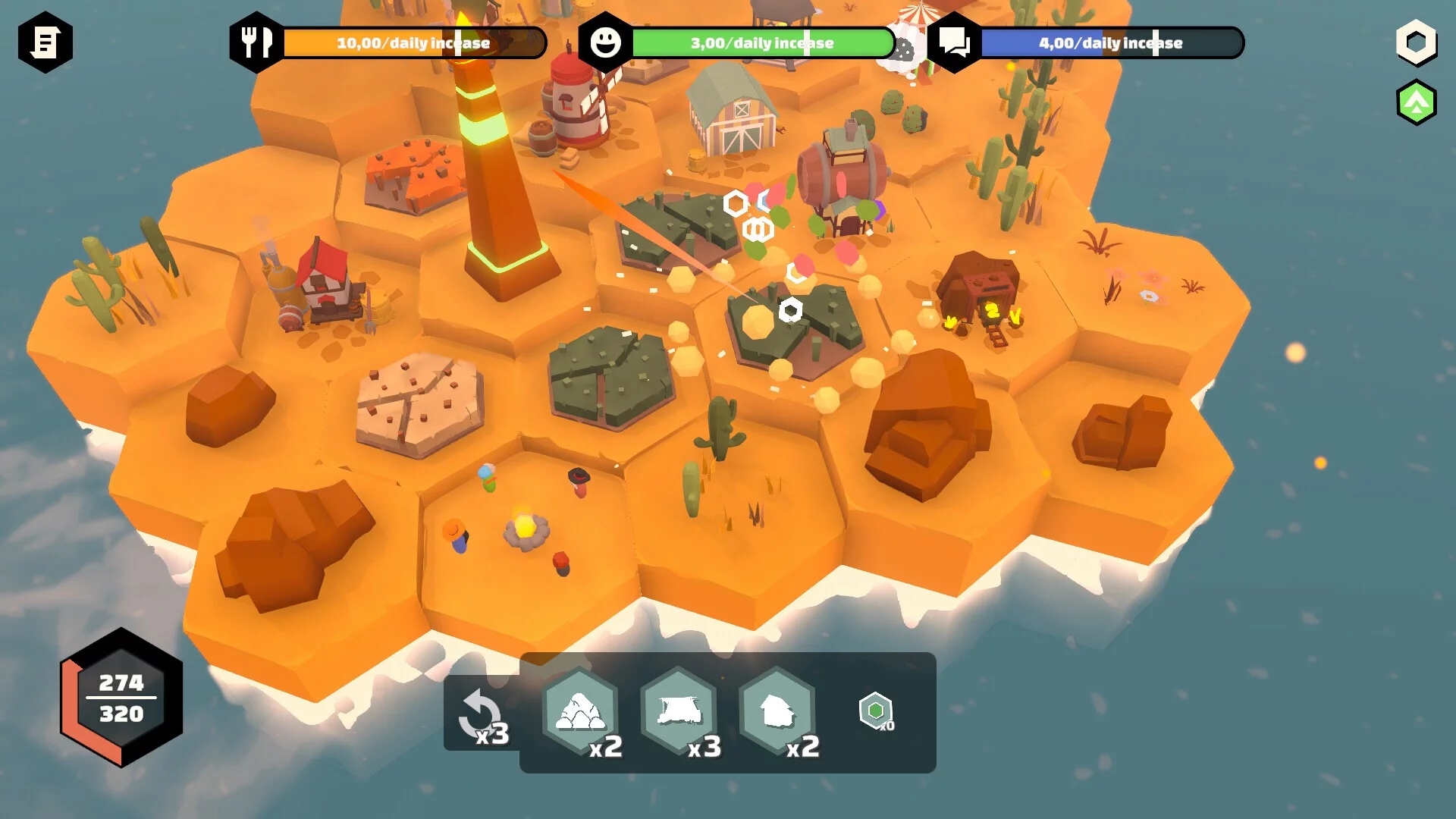Изображение игры: HEXAROMA: Village Builder