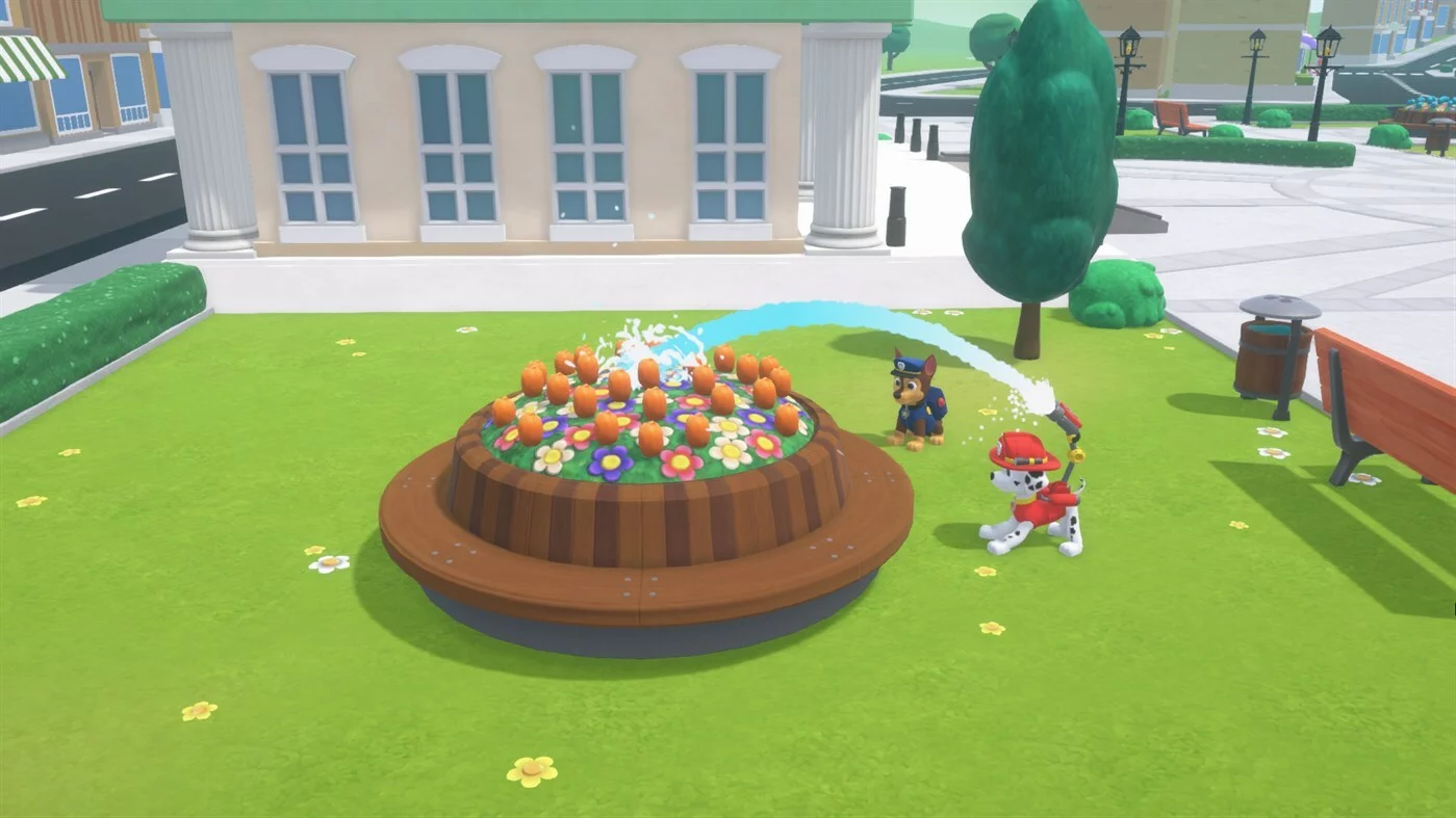 Изображение игры: Paw Patrol Mighty Pups Save Adventure Bay