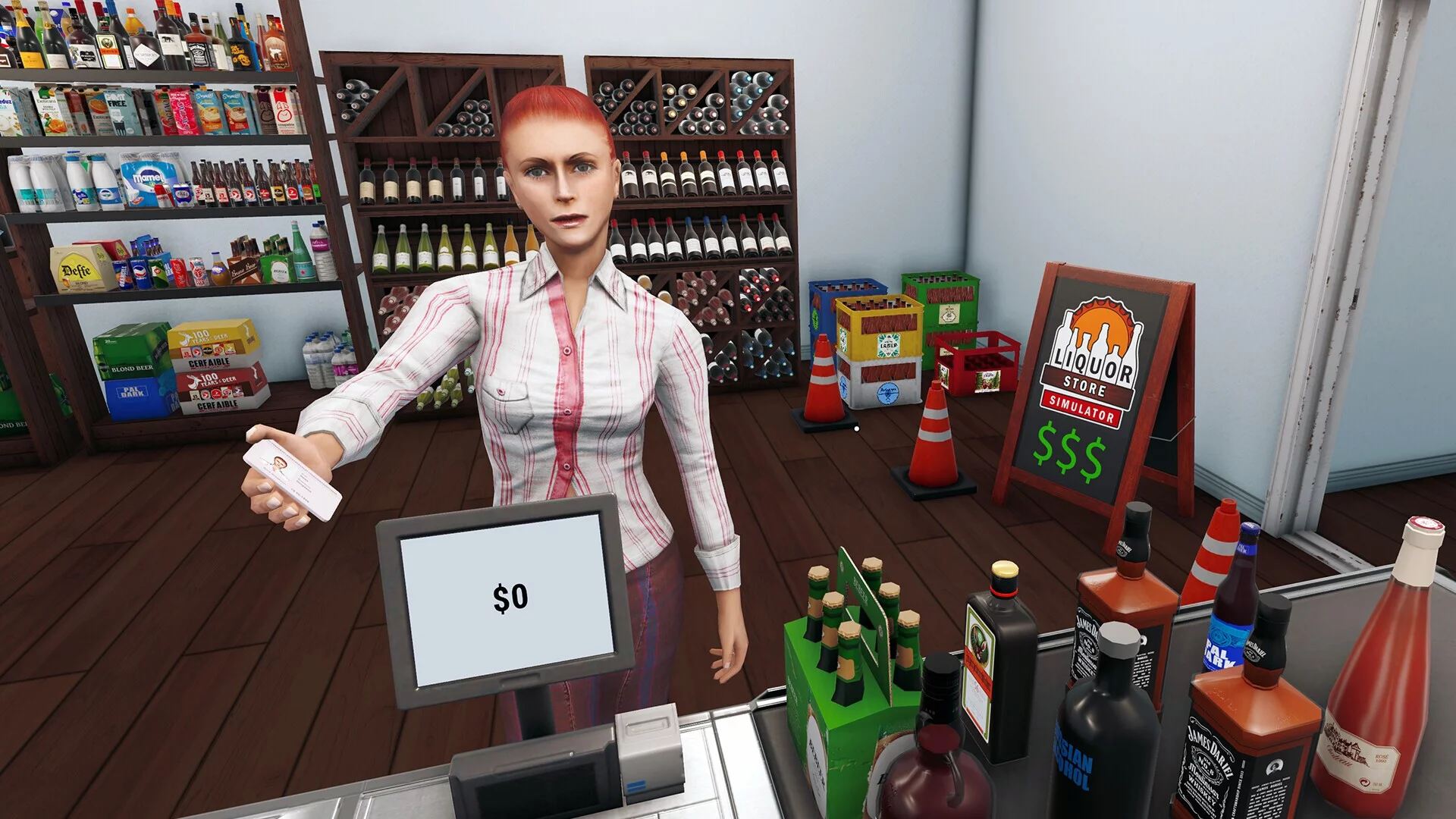 Изображение игры: Liquor Store Simulator: Prologue