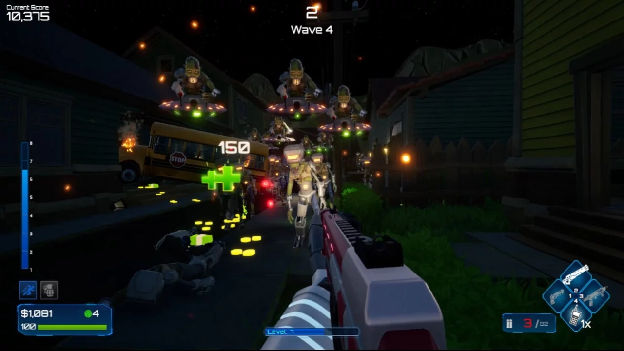 Изображение игры: Zombots: Invasion