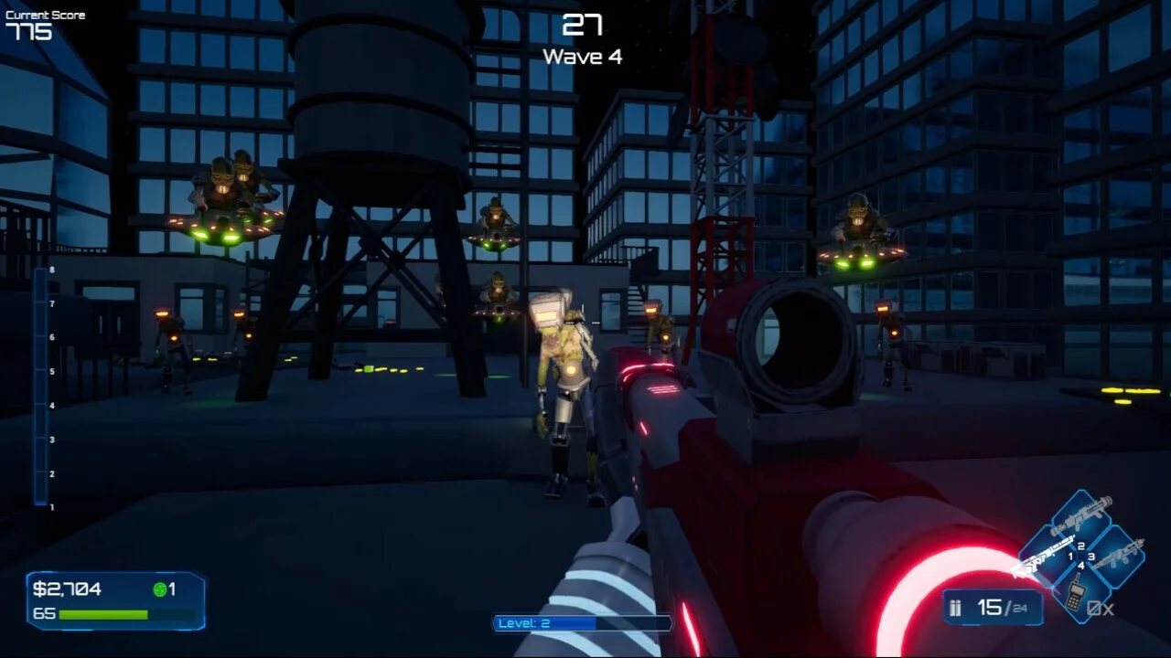 Изображение игры: Zombots: Invasion