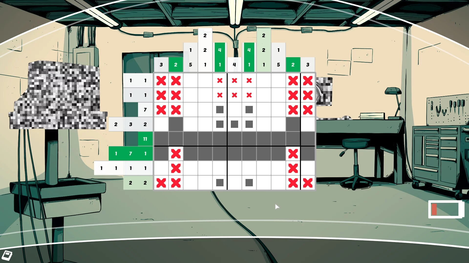 Изображение игры: Opus Cortex: A Nonogram Puzzle Story