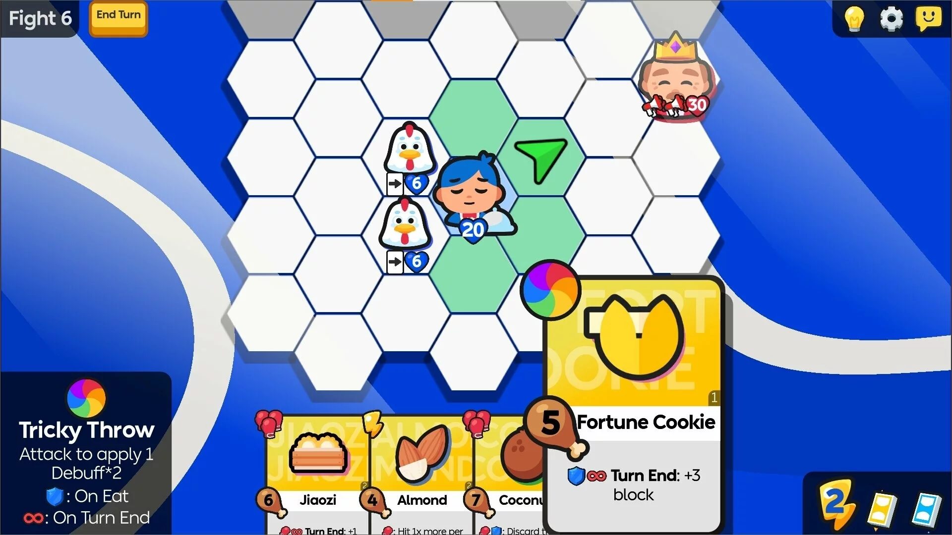 Изображение игры: Food Fight Fiesta: Multi-Use Cards