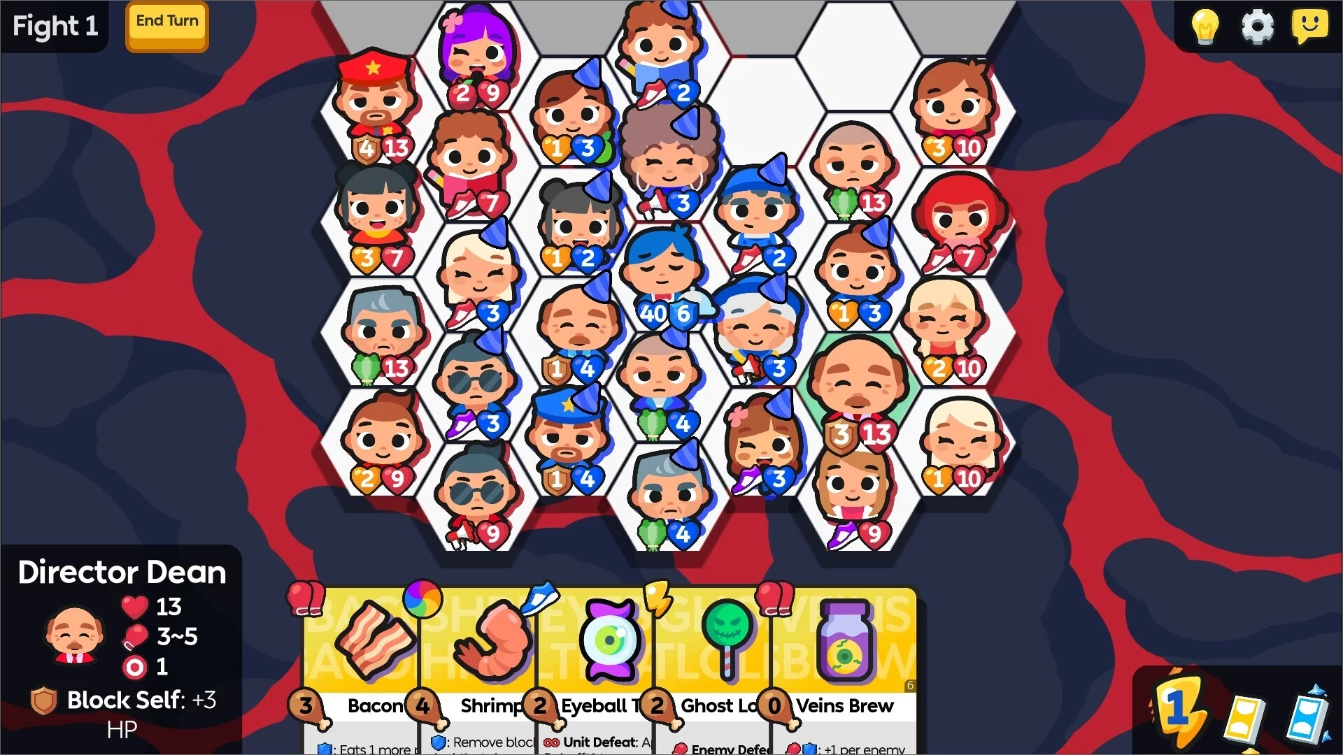 Изображение игры: Food Fight Fiesta: Multi-Use Cards