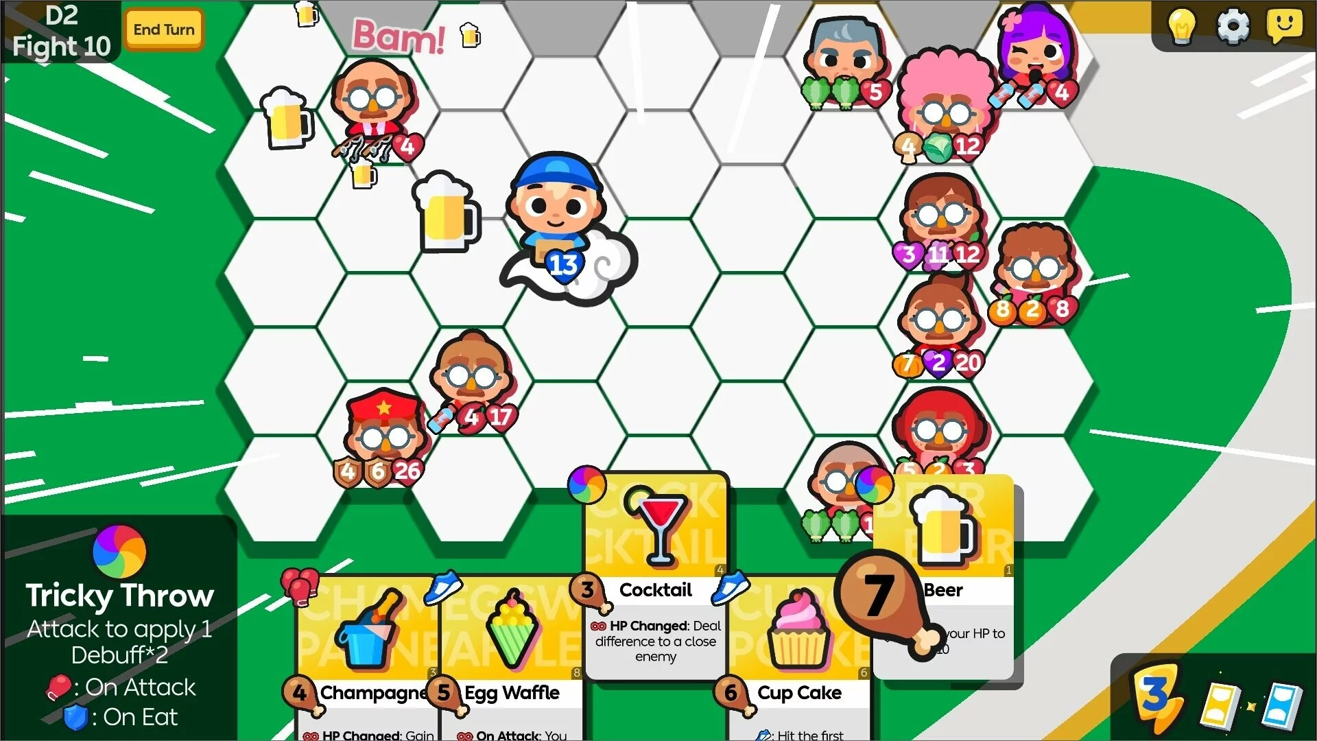 Изображение игры: Food Fight Fiesta: Multi-Use Cards