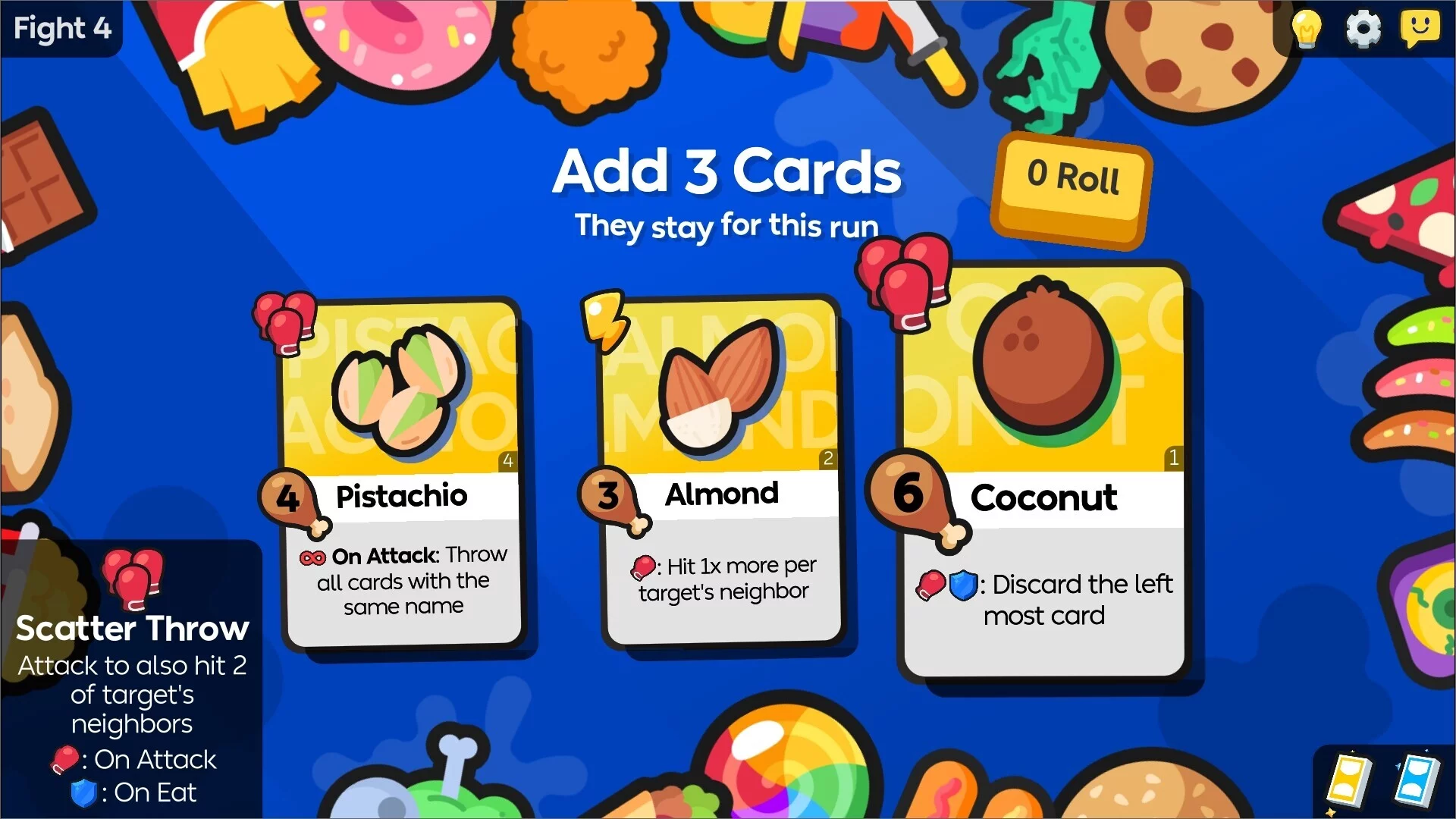 Изображение игры: Food Fight Fiesta: Multi-Use Cards