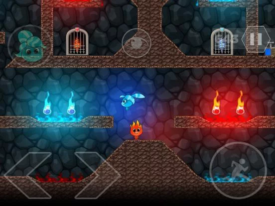 Изображение игры: Fireboy and Watergirl: Online