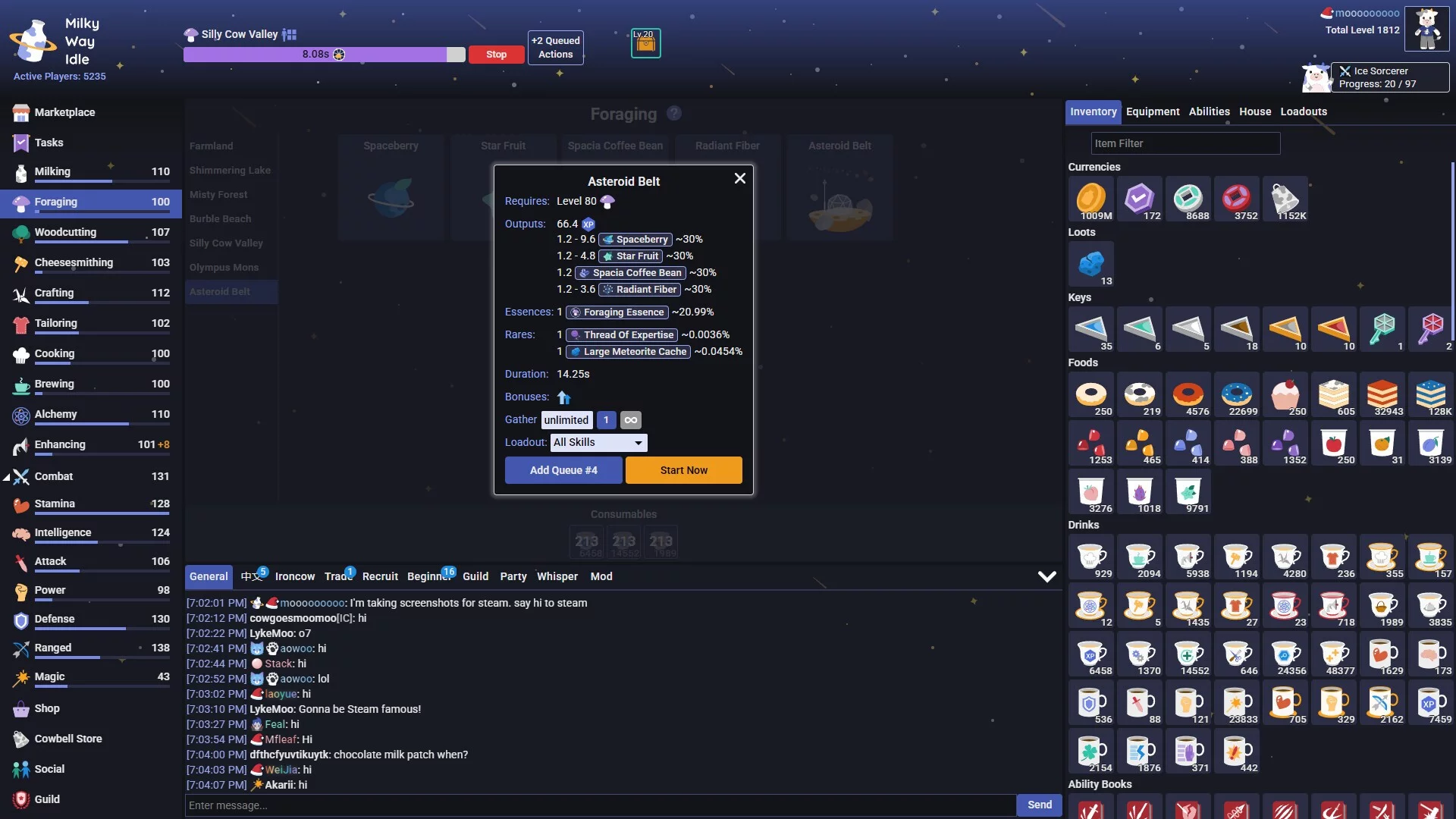 Изображение игры: Milky Way Idle
