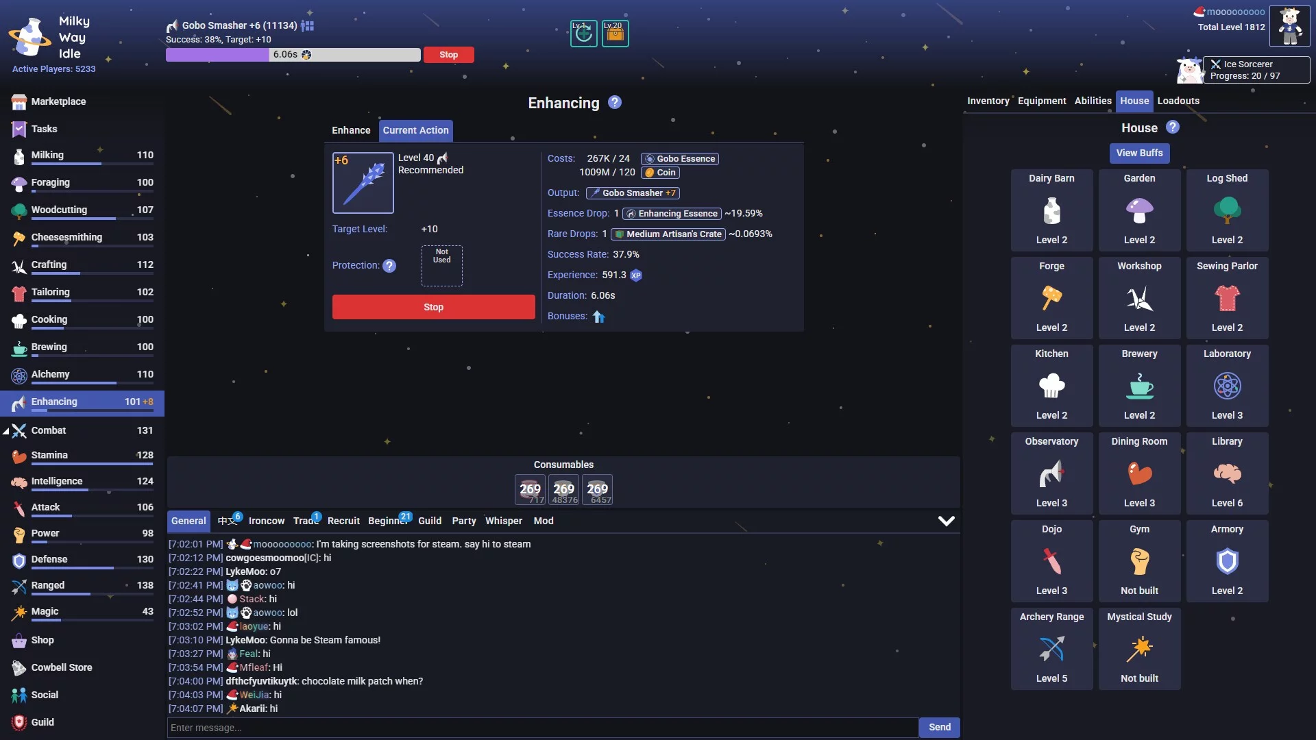 Изображение игры: Milky Way Idle