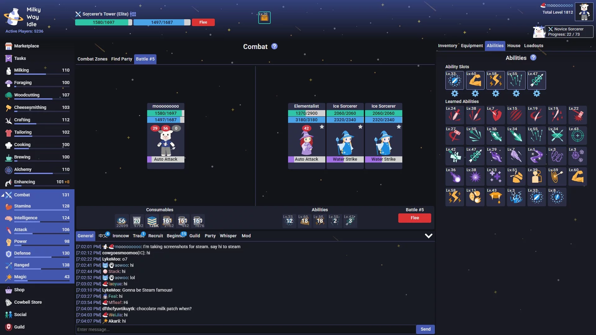 Изображение игры: Milky Way Idle