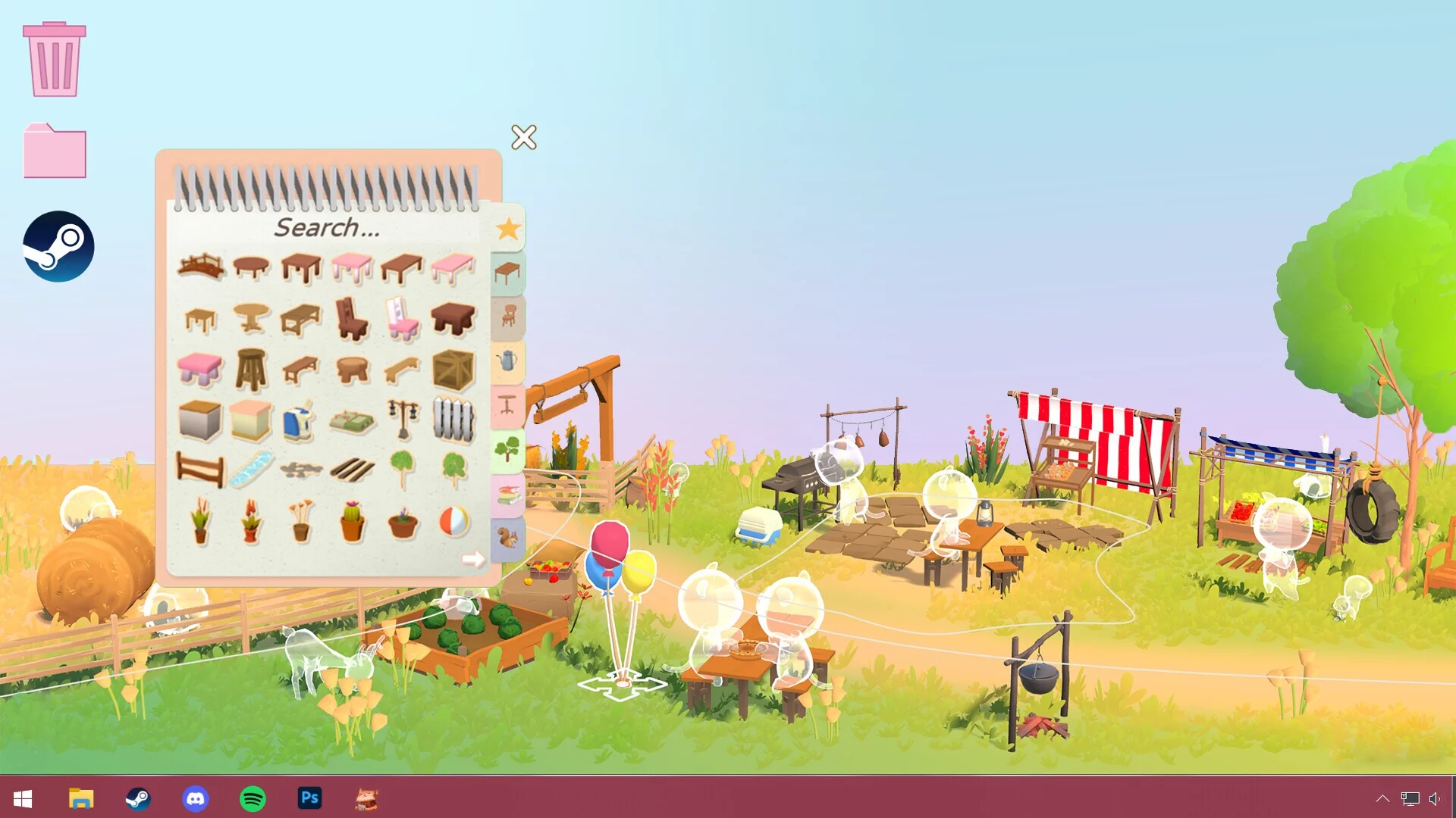 Изображение игры: Desktop Cat Cafe