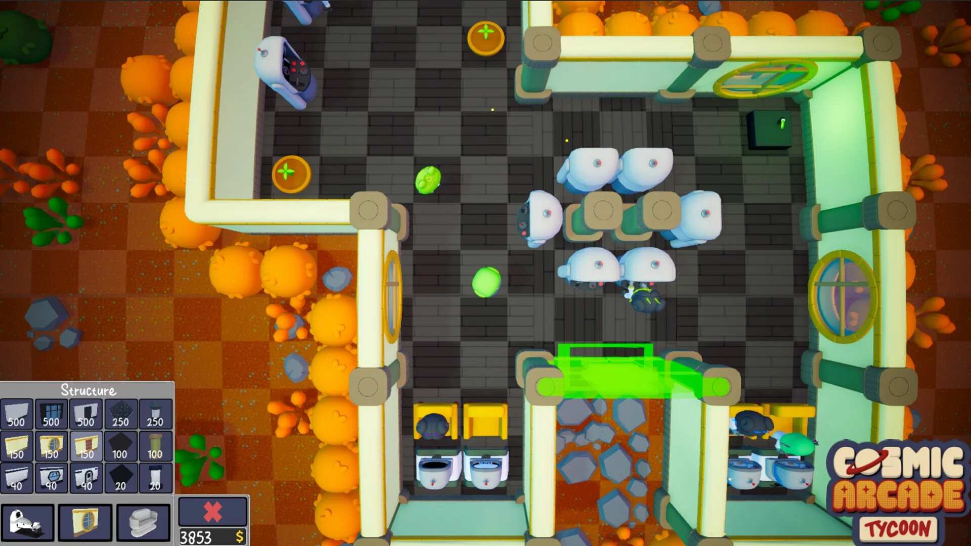 Изображение игры: Cosmic Arcade Tycoon