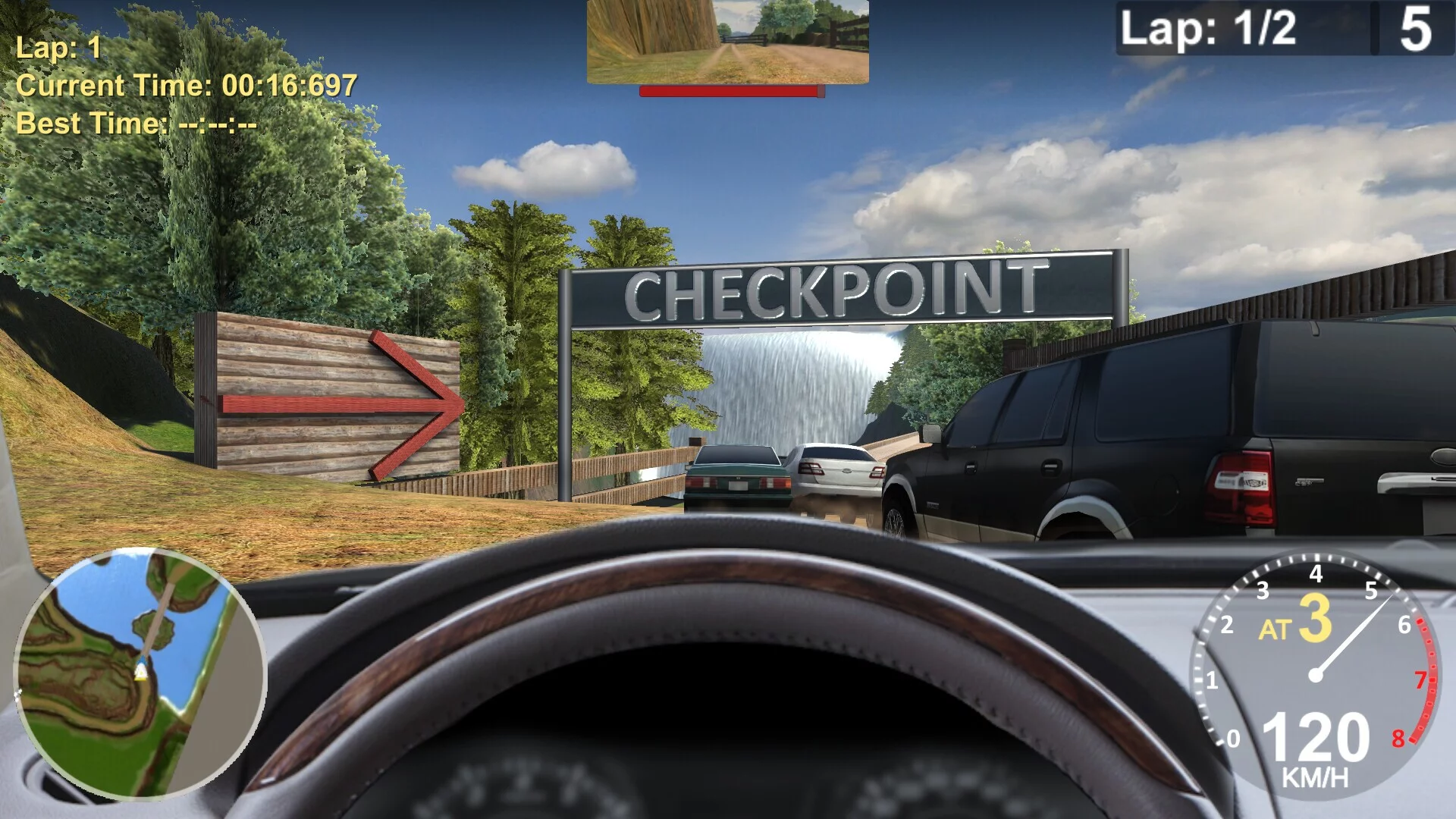 Изображение игры: Daily Driven Racer