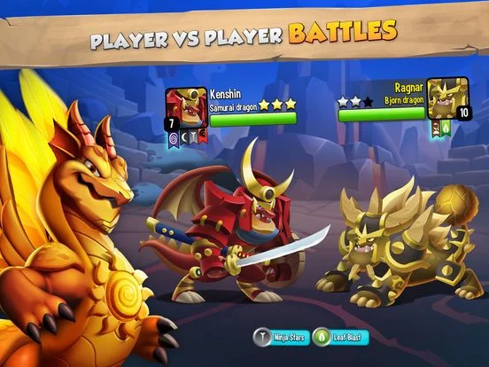 Изображение игры: Dragon City Mobile
