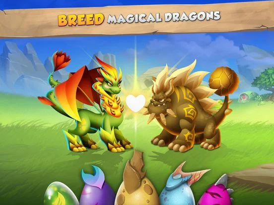 Изображение игры: Dragon City Mobile