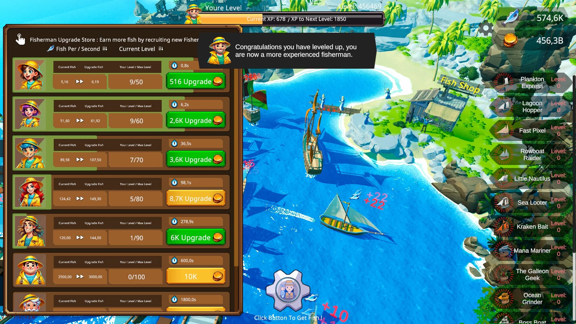 Изображение игры: Fisher Idle