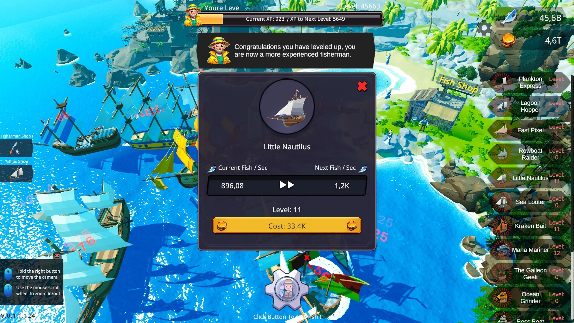 Изображение игры: Fisher Idle