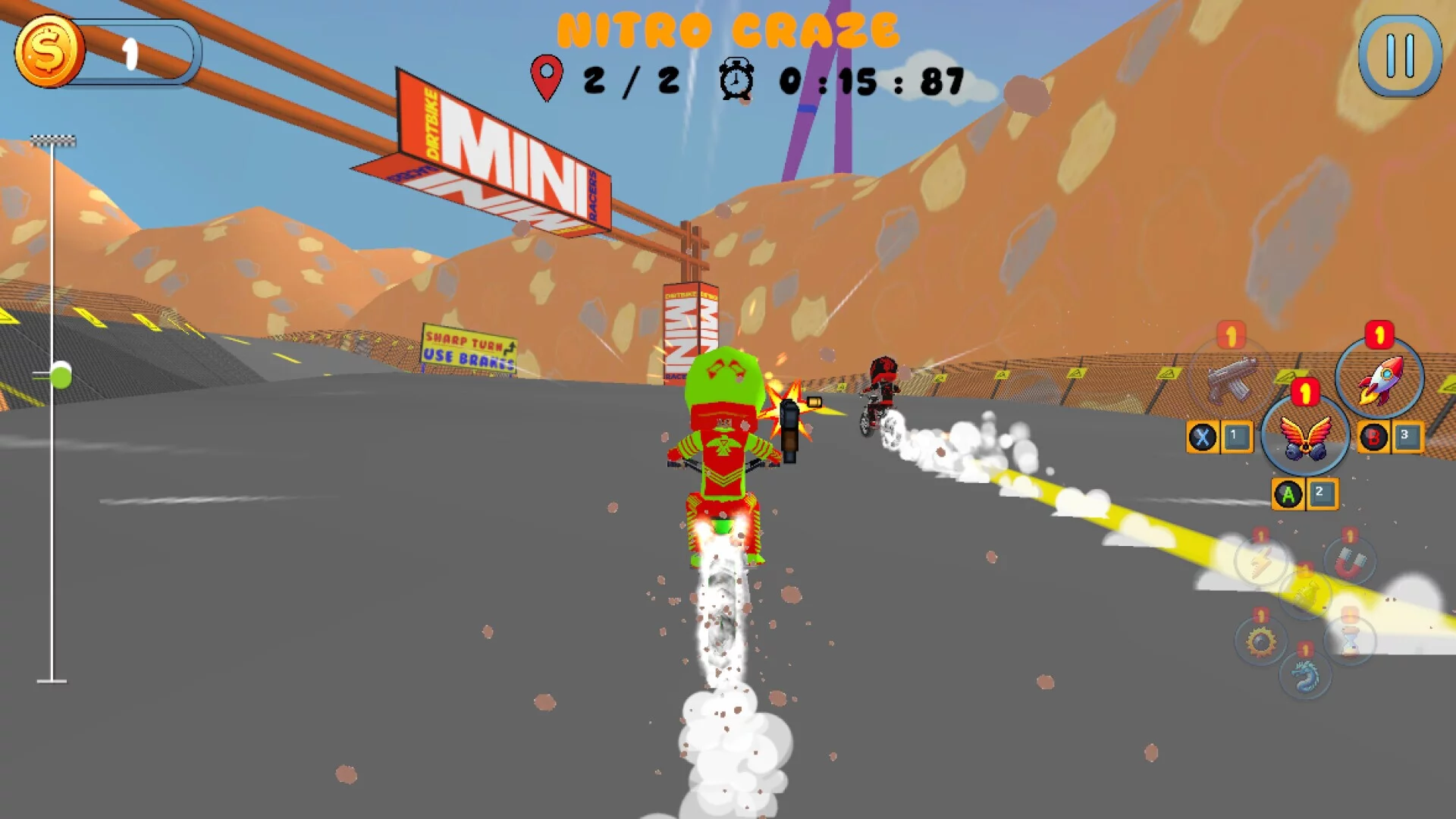 Изображение игры: Dirt Bike Mini Racer