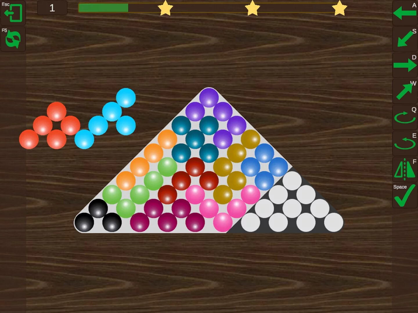Изображение игры: Pyramid Puzzle