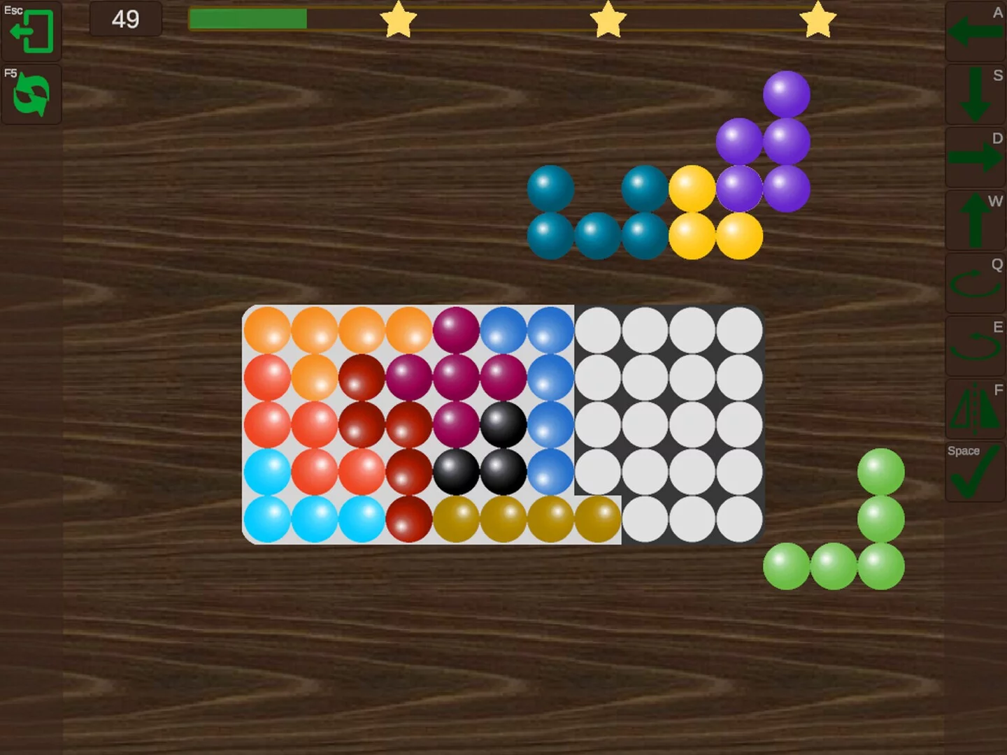 Изображение игры: Pyramid Puzzle