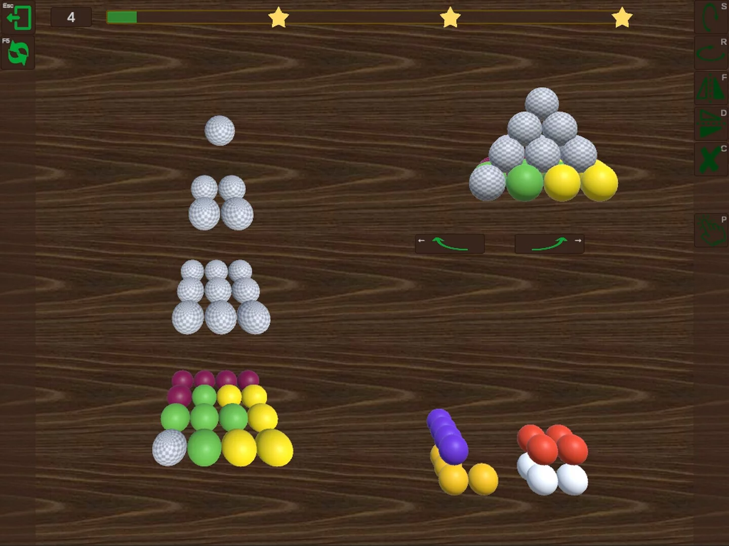 Изображение игры: Pyramid Puzzle