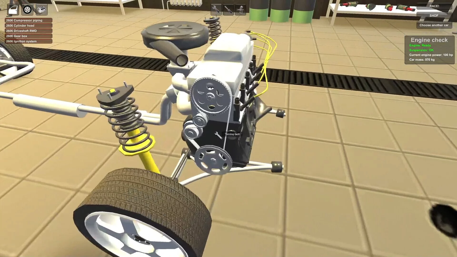 Изображение игры: Car Mechanic Workshop