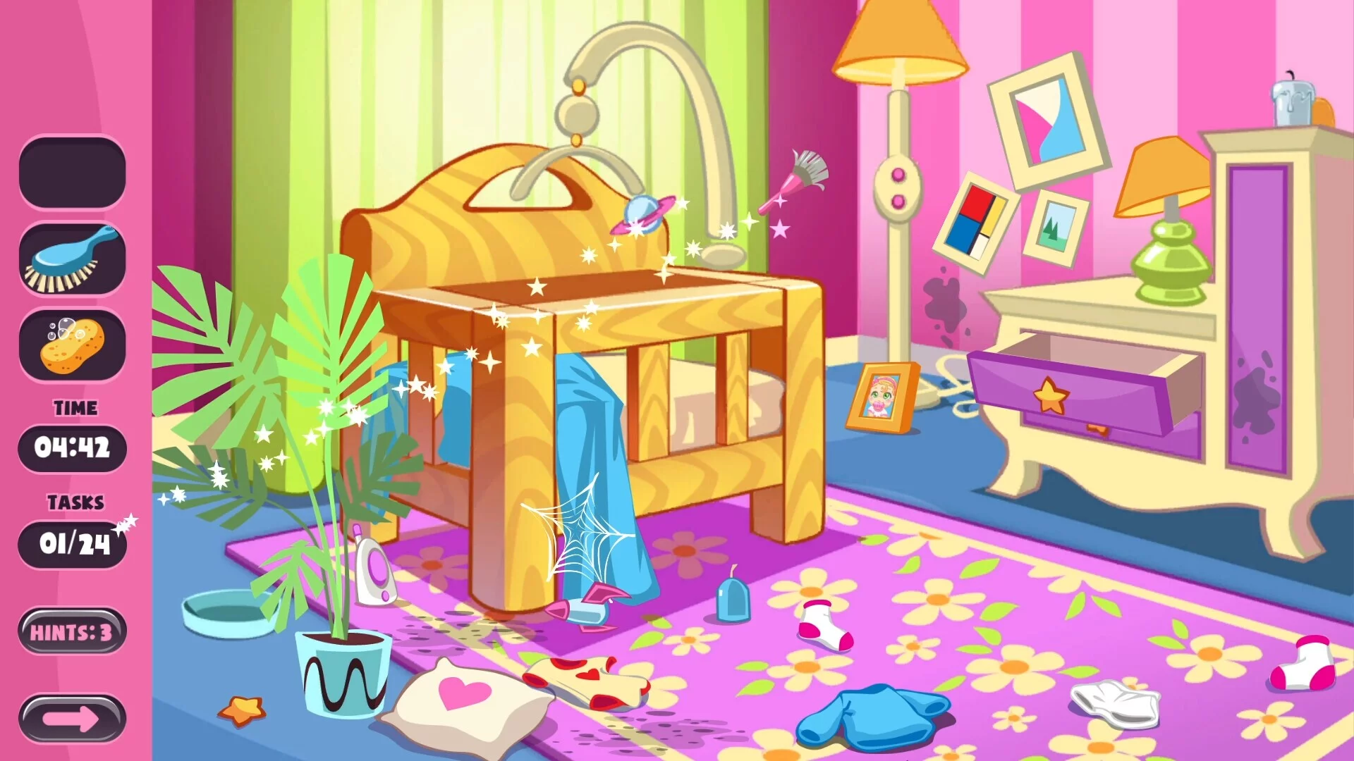 Изображение игры: Home Cleaning: Cozy Baby Cleanup