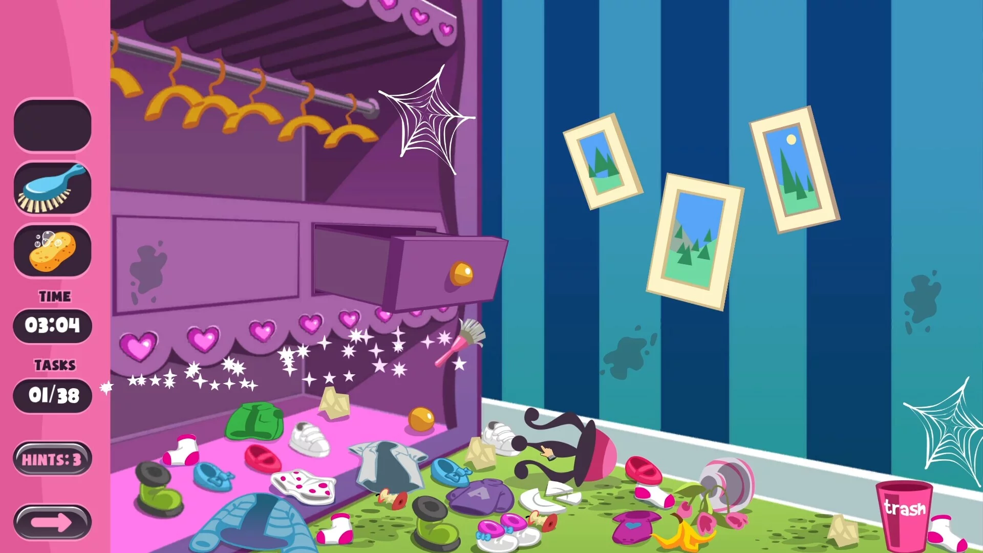 Изображение игры: Home Cleaning: Cozy Baby Cleanup