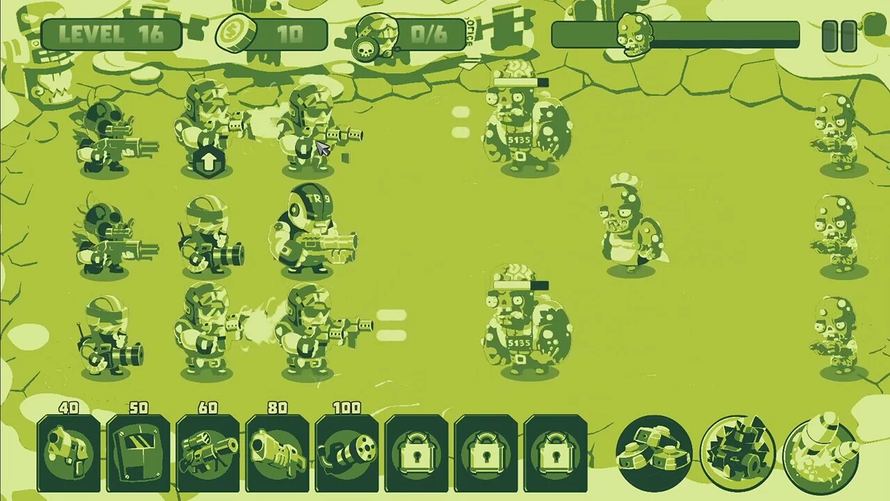 Изображение игры: Soldiers vs Zombies: Tower Defense