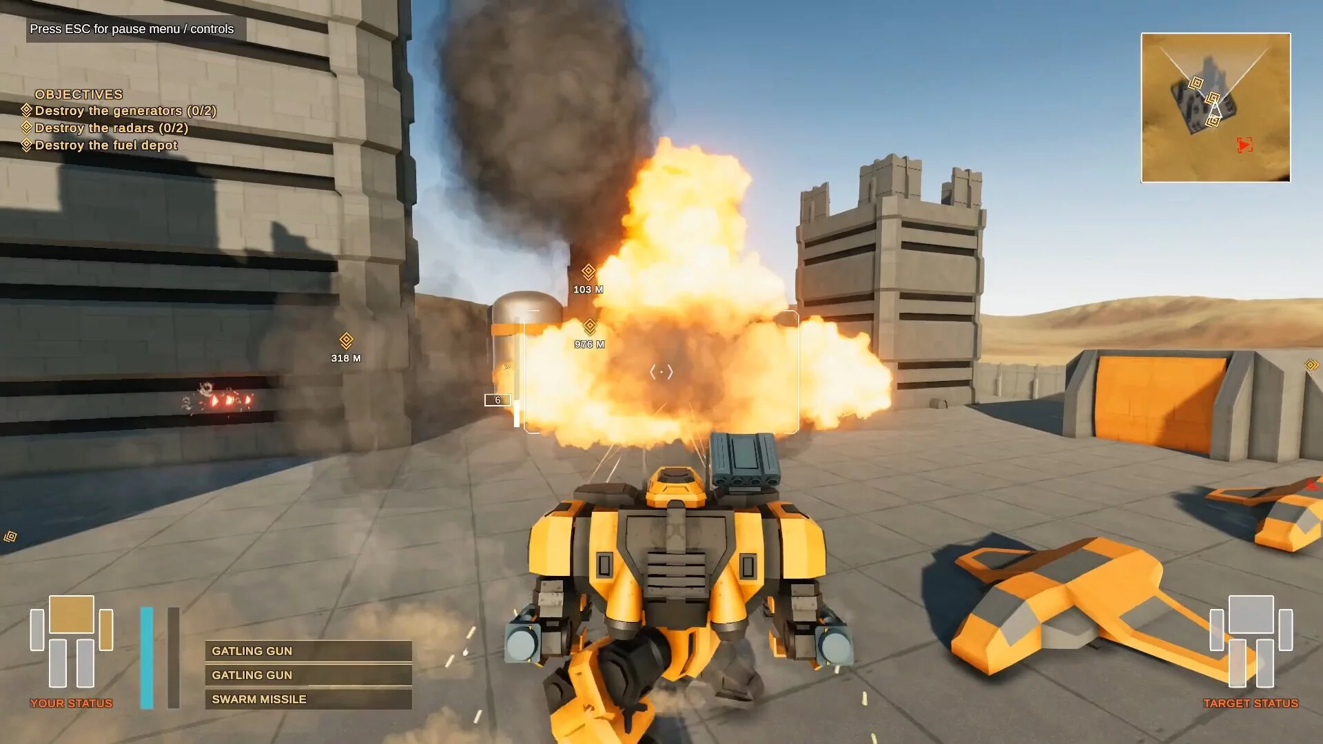 Изображение игры: Robot Fury: Mech Combat Simulator