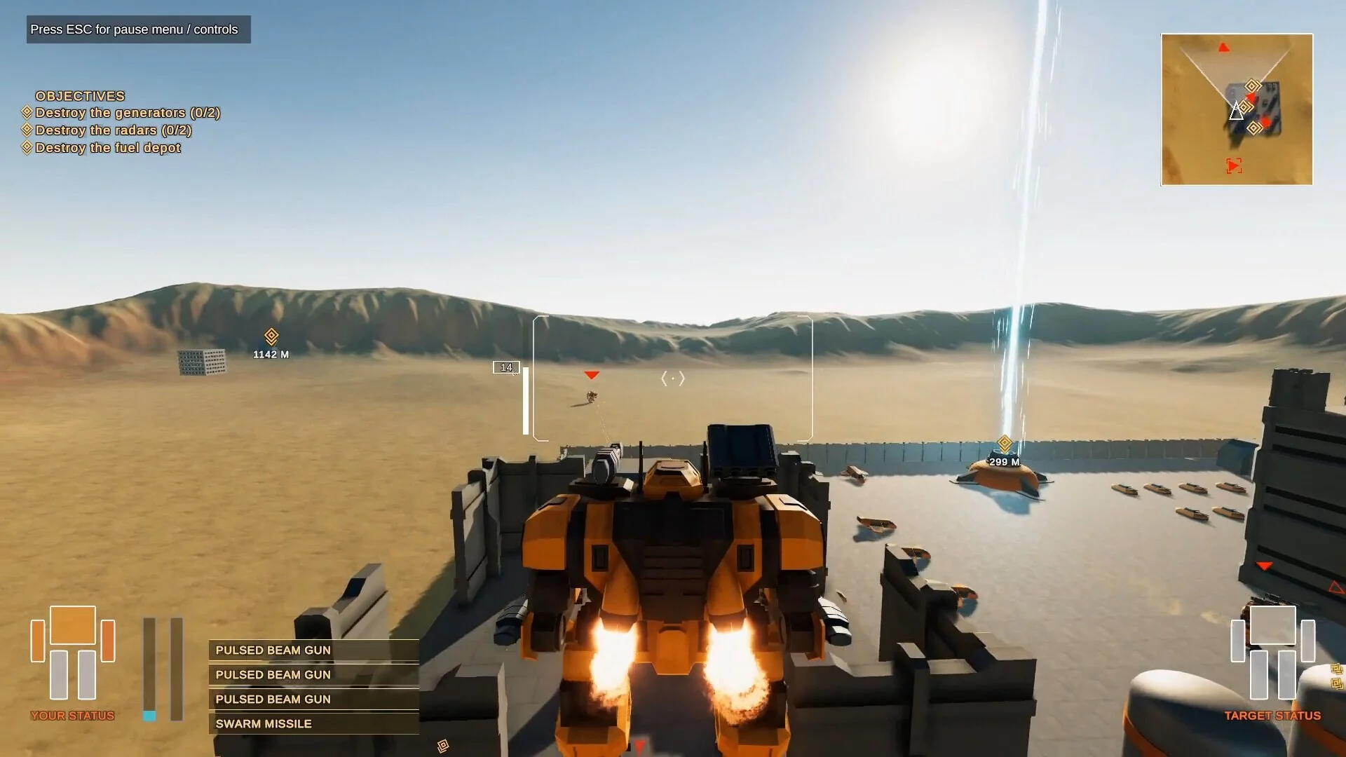 Изображение игры: Robot Fury: Mech Combat Simulator